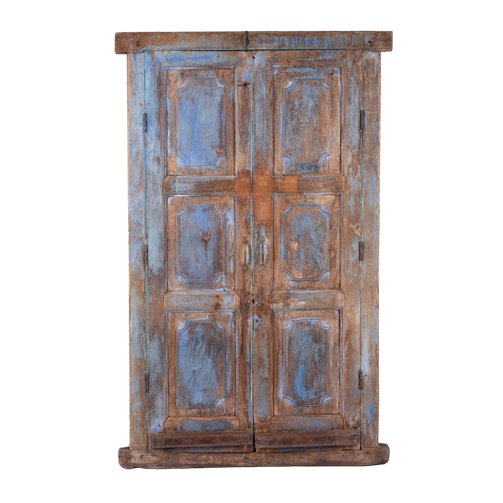 Painted Lotus Door & Frame - Image 8