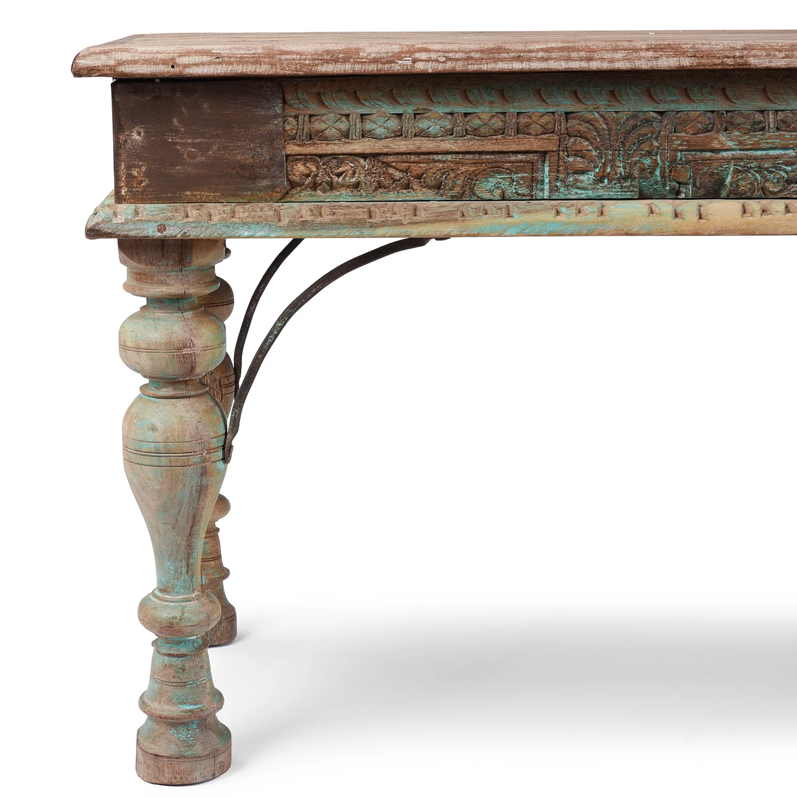 Reclaimed Teak Bench - Image 2