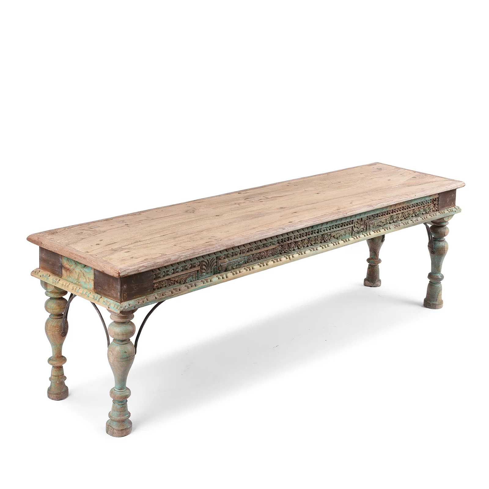 Reclaimed Teak Bench - Image 3