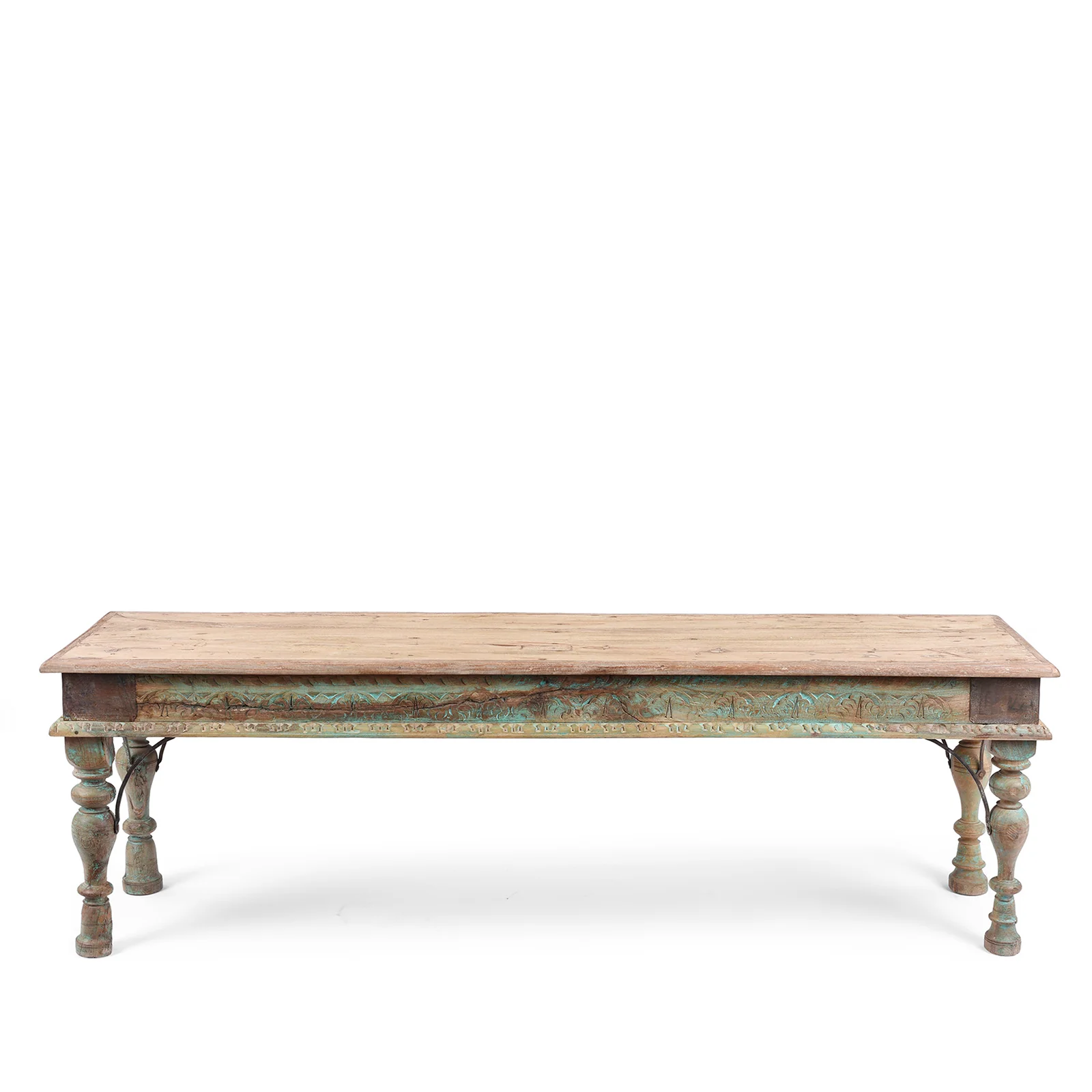 Reclaimed Teak Bench - Image 7