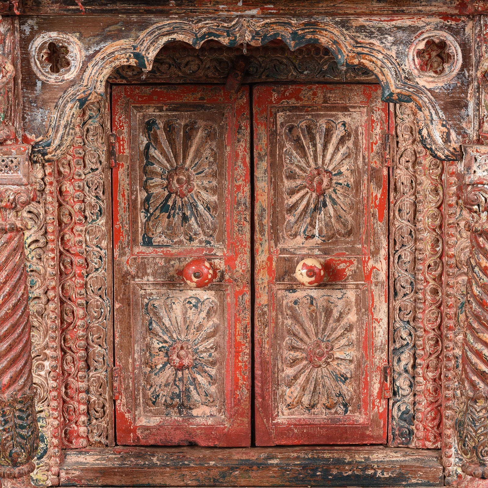Indian Painted House Shrine From Gujarat - 19thC - Image 6