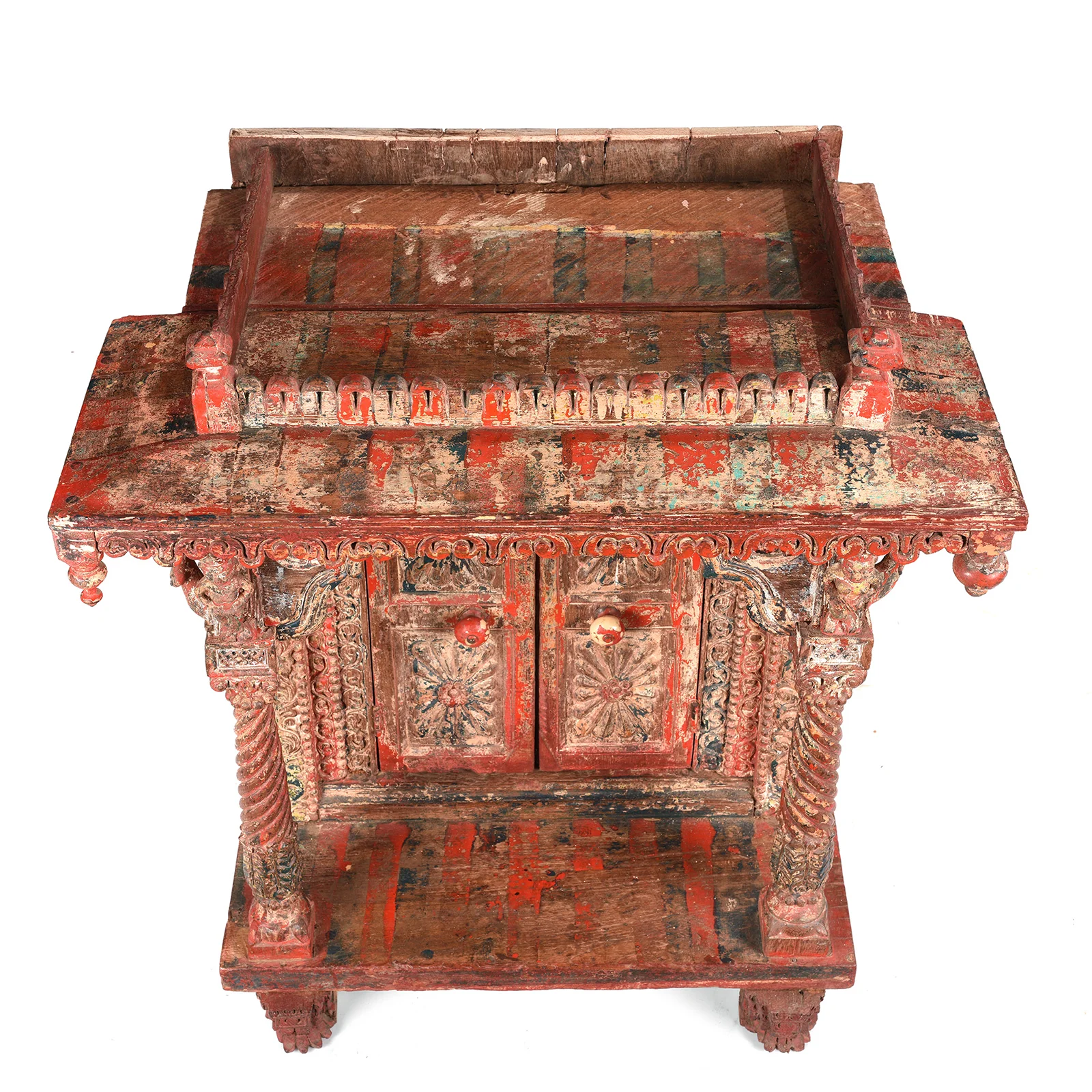 Indian Painted House Shrine From Gujarat - 19thC - Image 8