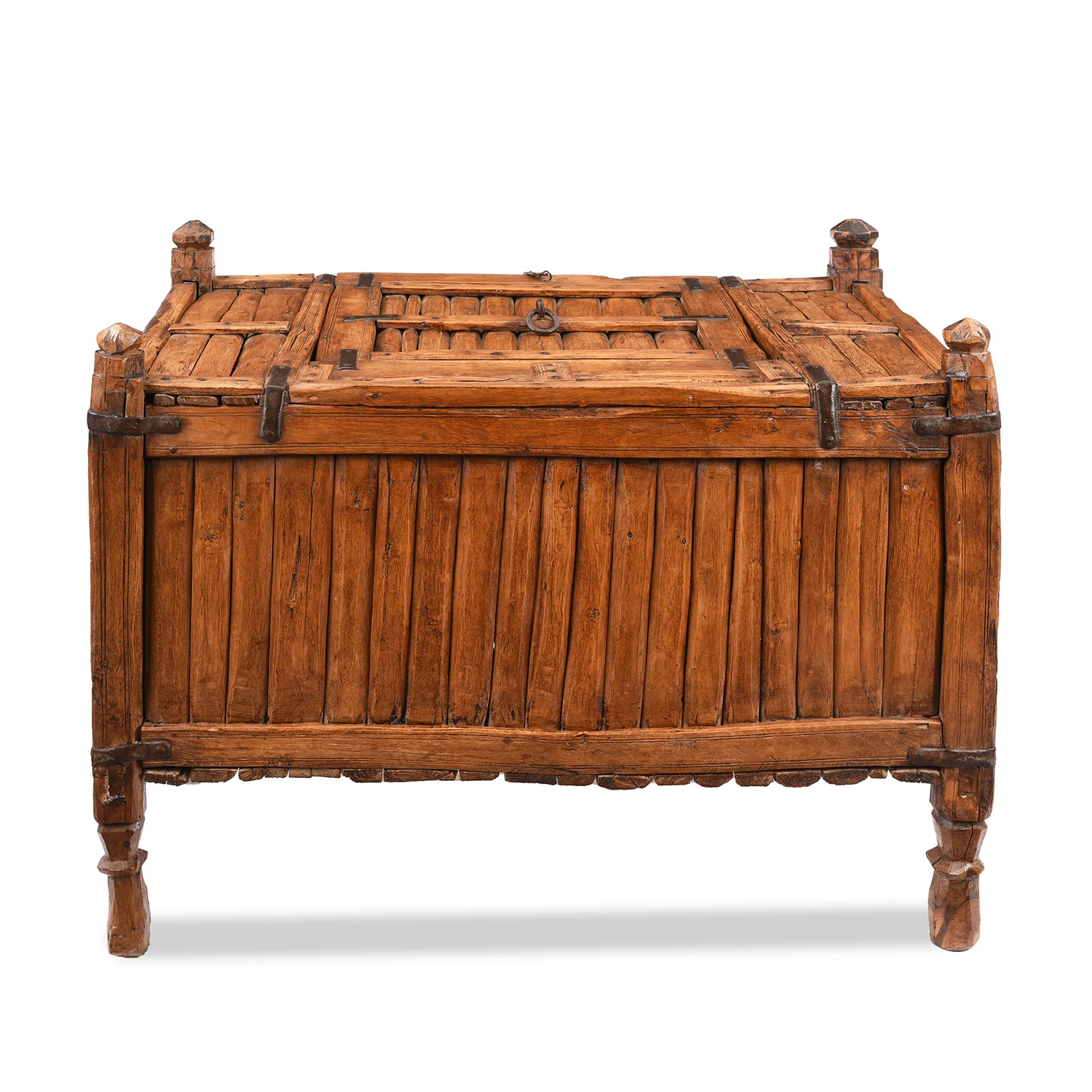 Indian Stick Box Storage Chest From Jaisalmer - 19th Century - Image 11