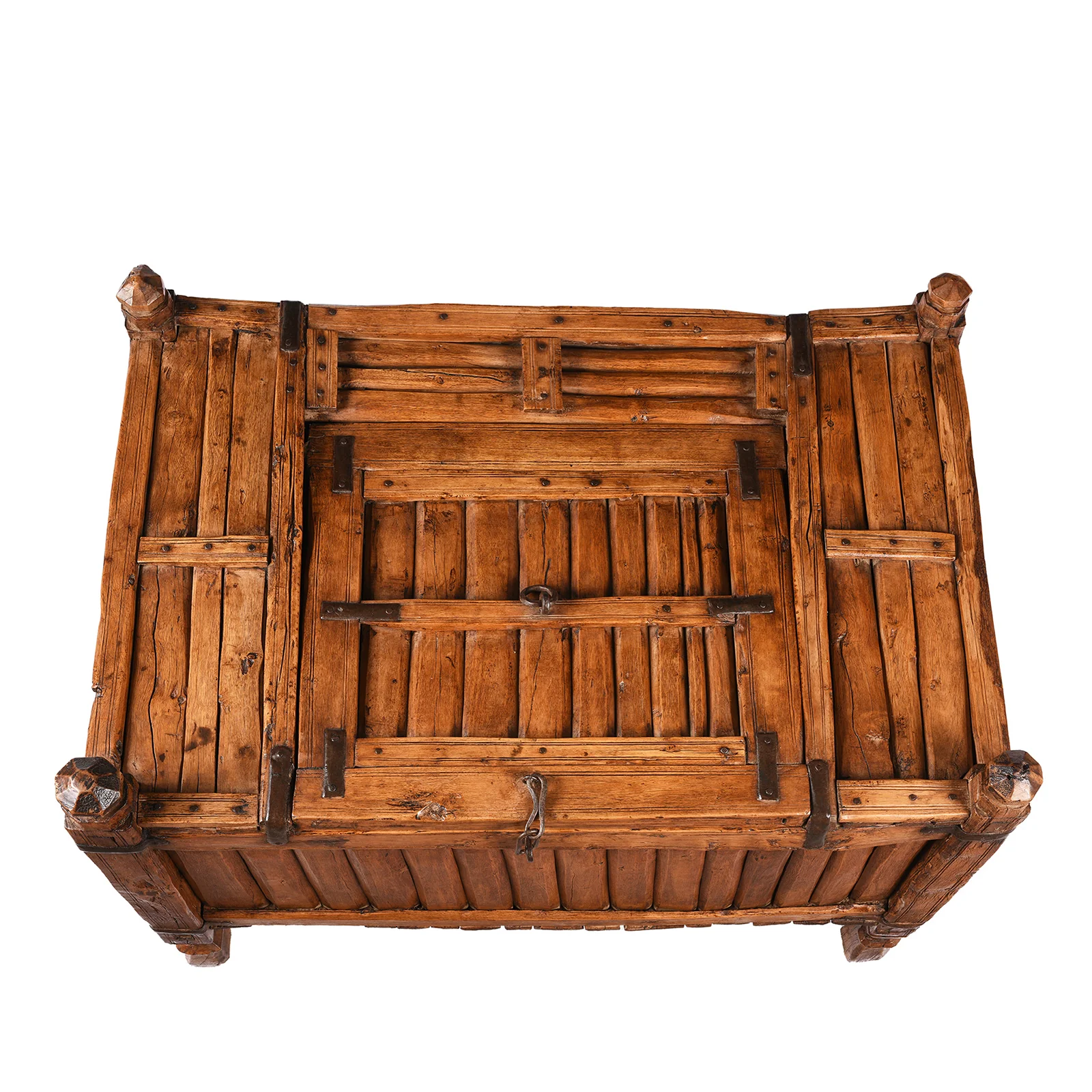 Indian Stick Box Storage Chest From Jaisalmer - 19th Century - Image 4