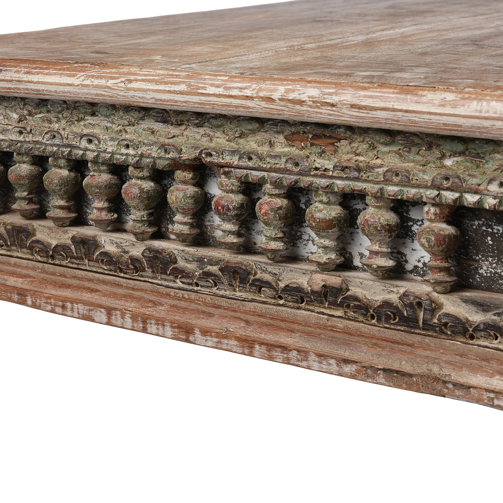 Indian Takhat Coffee Table Made From Reclaimed Teak - Image 7