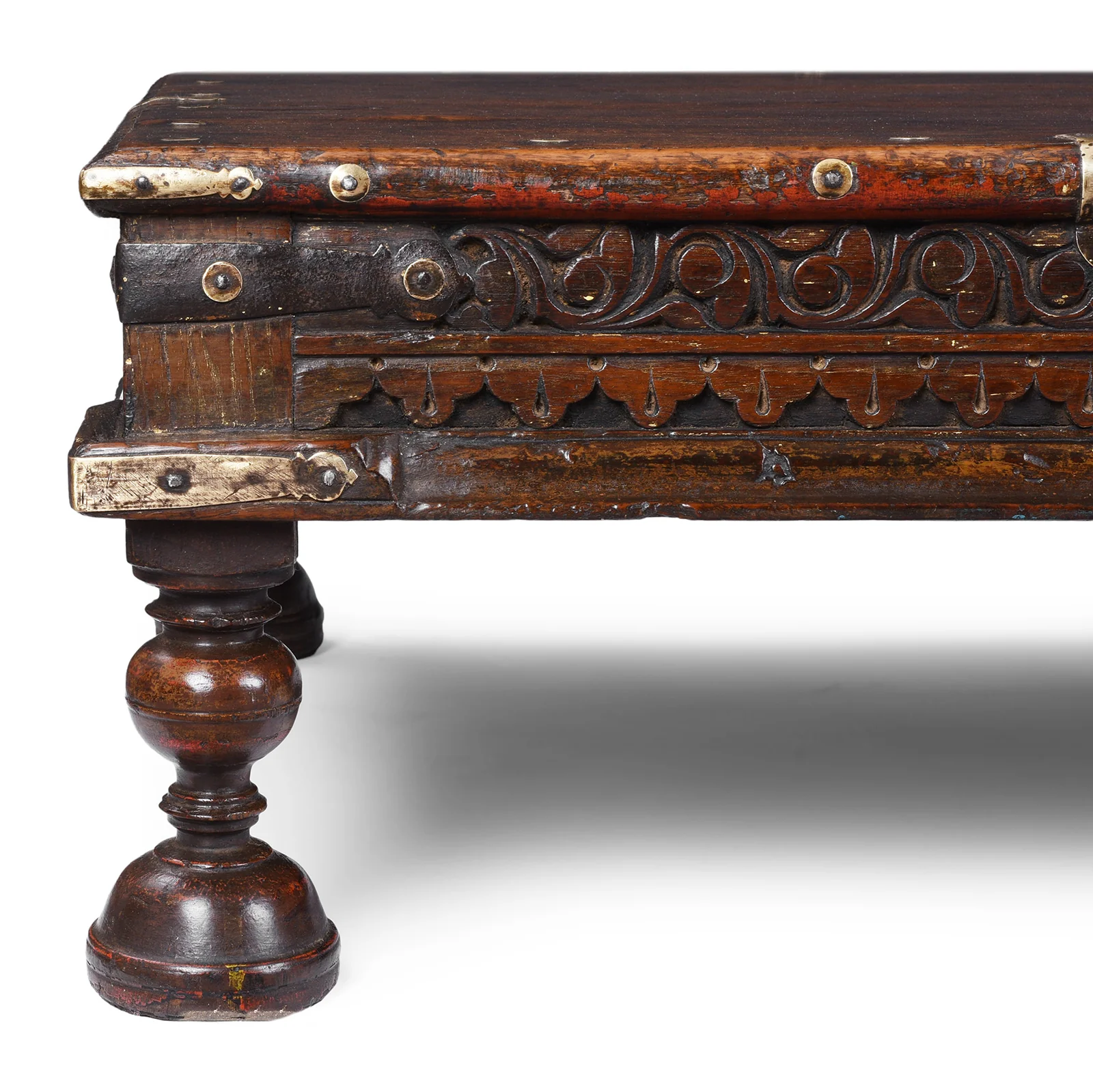 Small Teak Takhat From Gujarat - 19th Century - Image 2