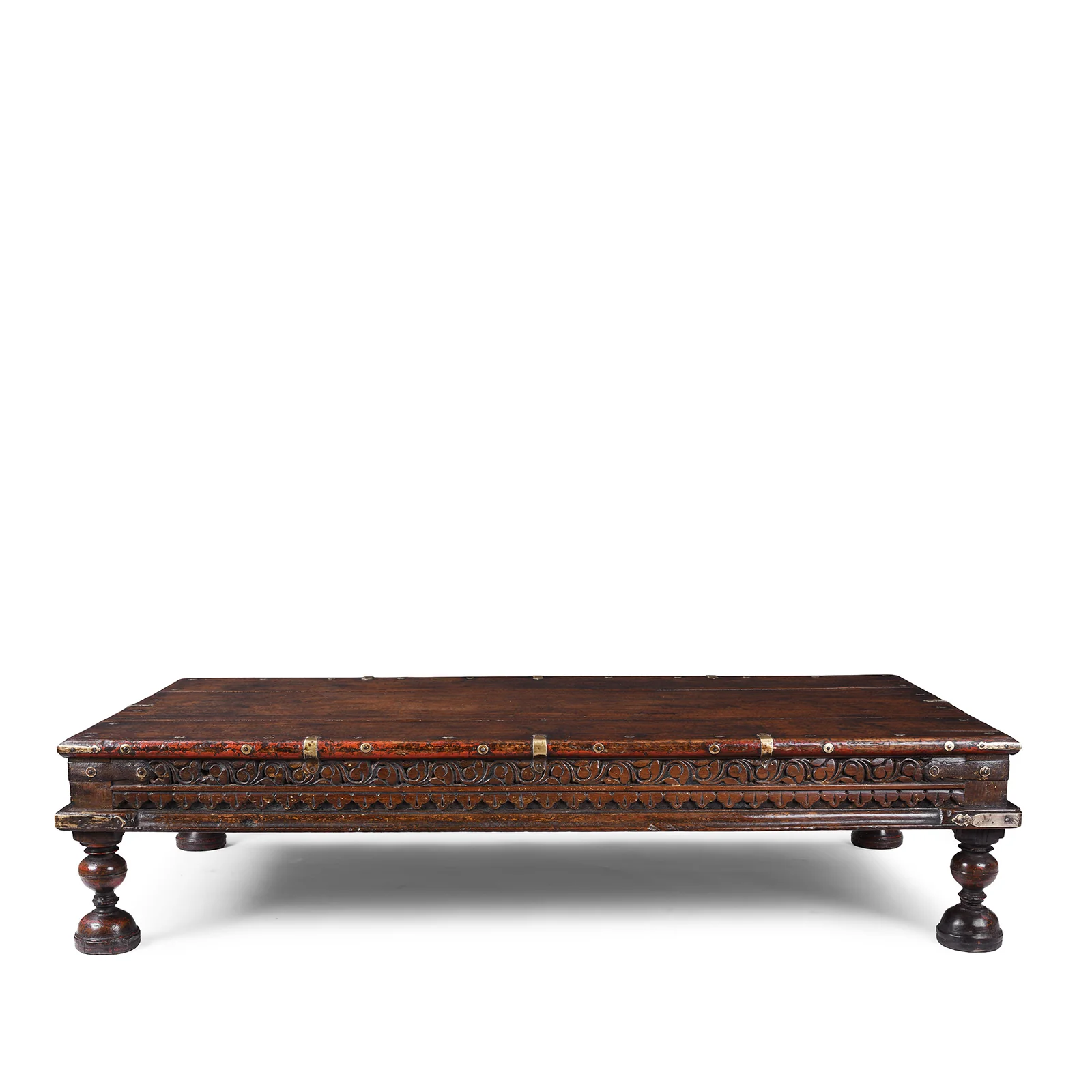 Small Teak Takhat From Gujarat - 19th Century - Image 9