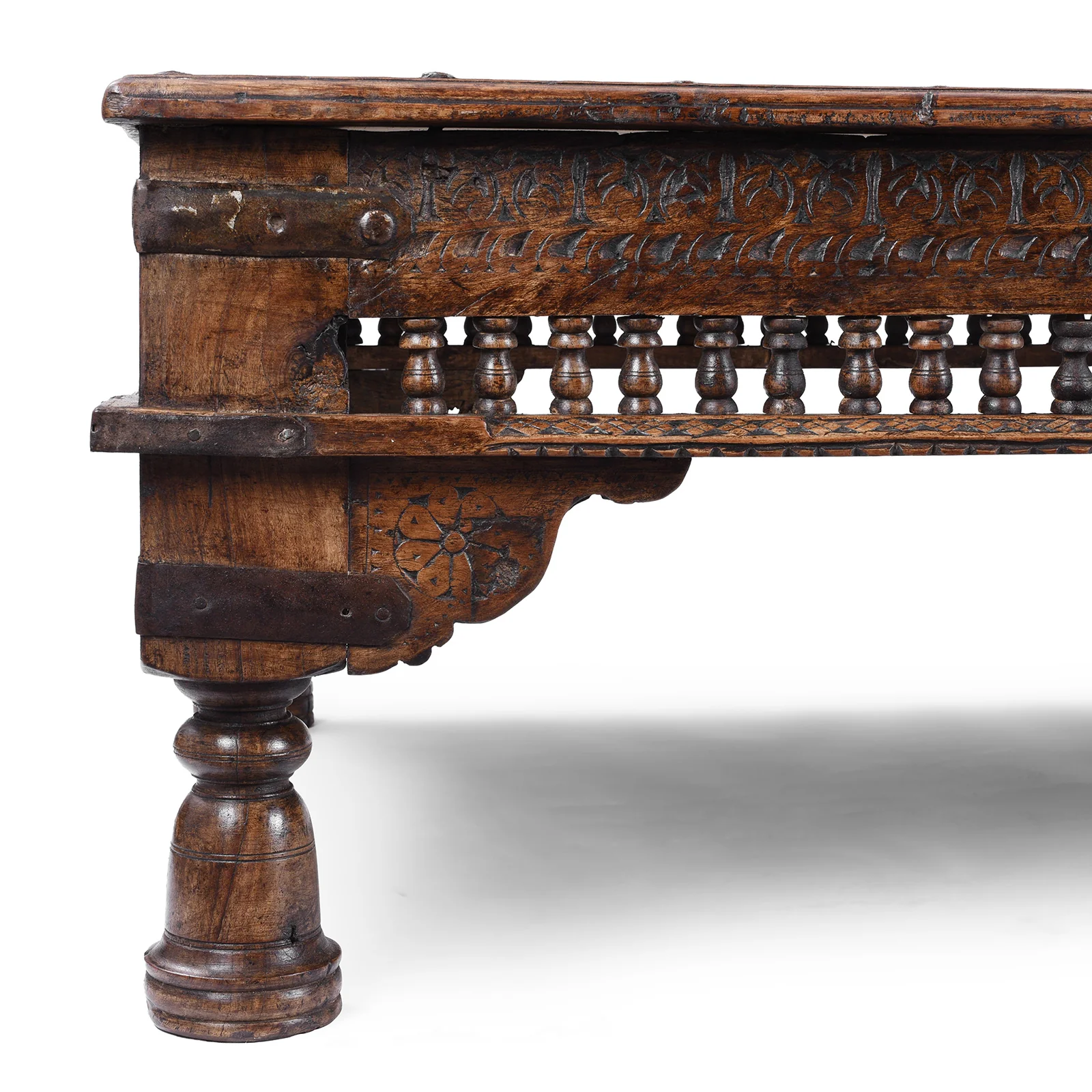 Roheda Wood Takhat Table From  Shekhawati - 1900 - Image 2
