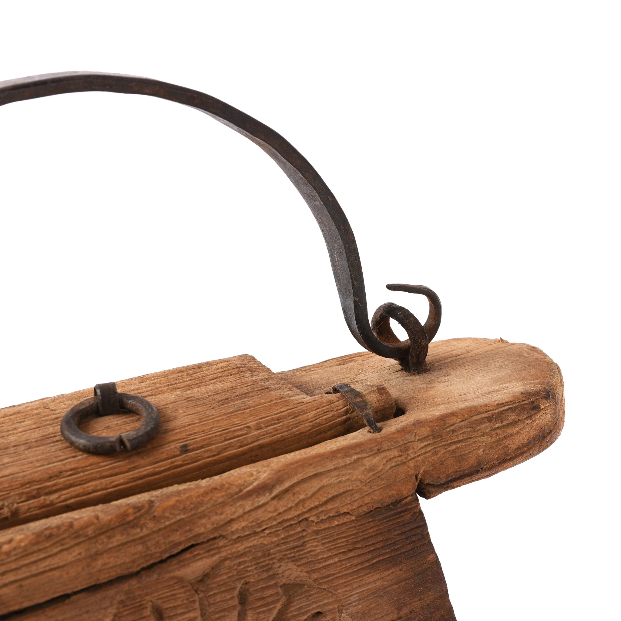 Indian Teak Ghee Pot From Rajasthan - 19th Century - Image 4
