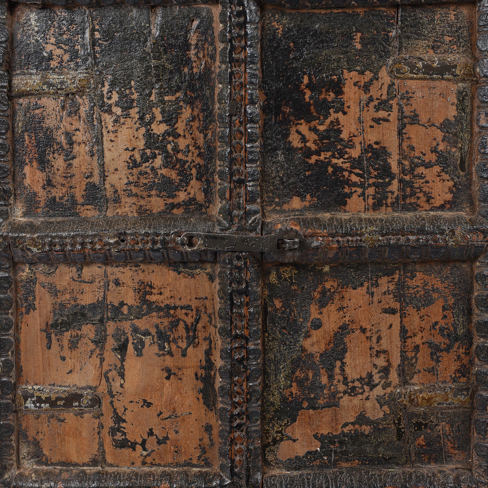 Indian Window Shutter Mirror From Nagaur - 19thC - Image 4