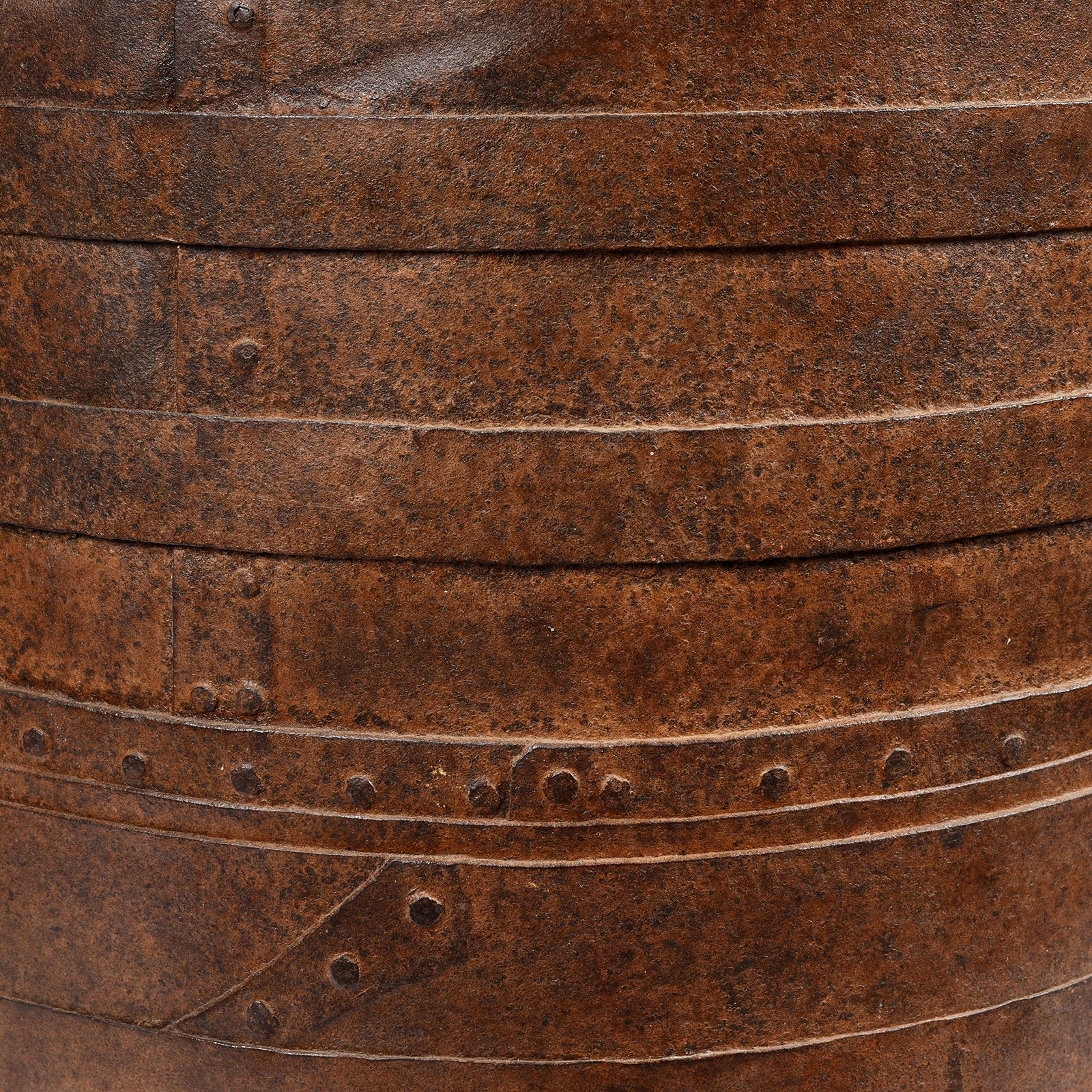Iron Grain Storage Bin From Kutch - Ca 1920 - Image 6