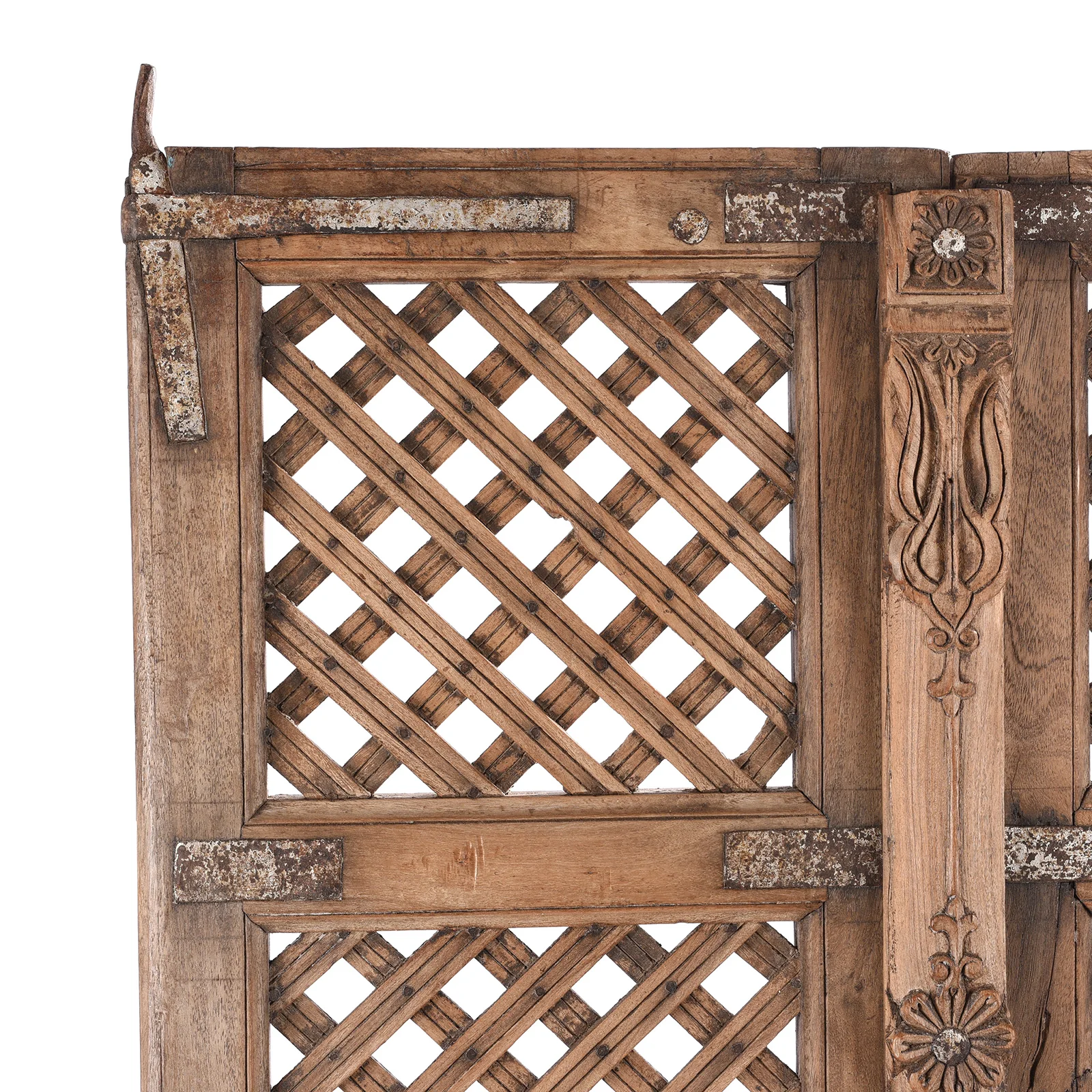 Carved Roheda Jali Doors From Bikaner - 19th Century - Image 3