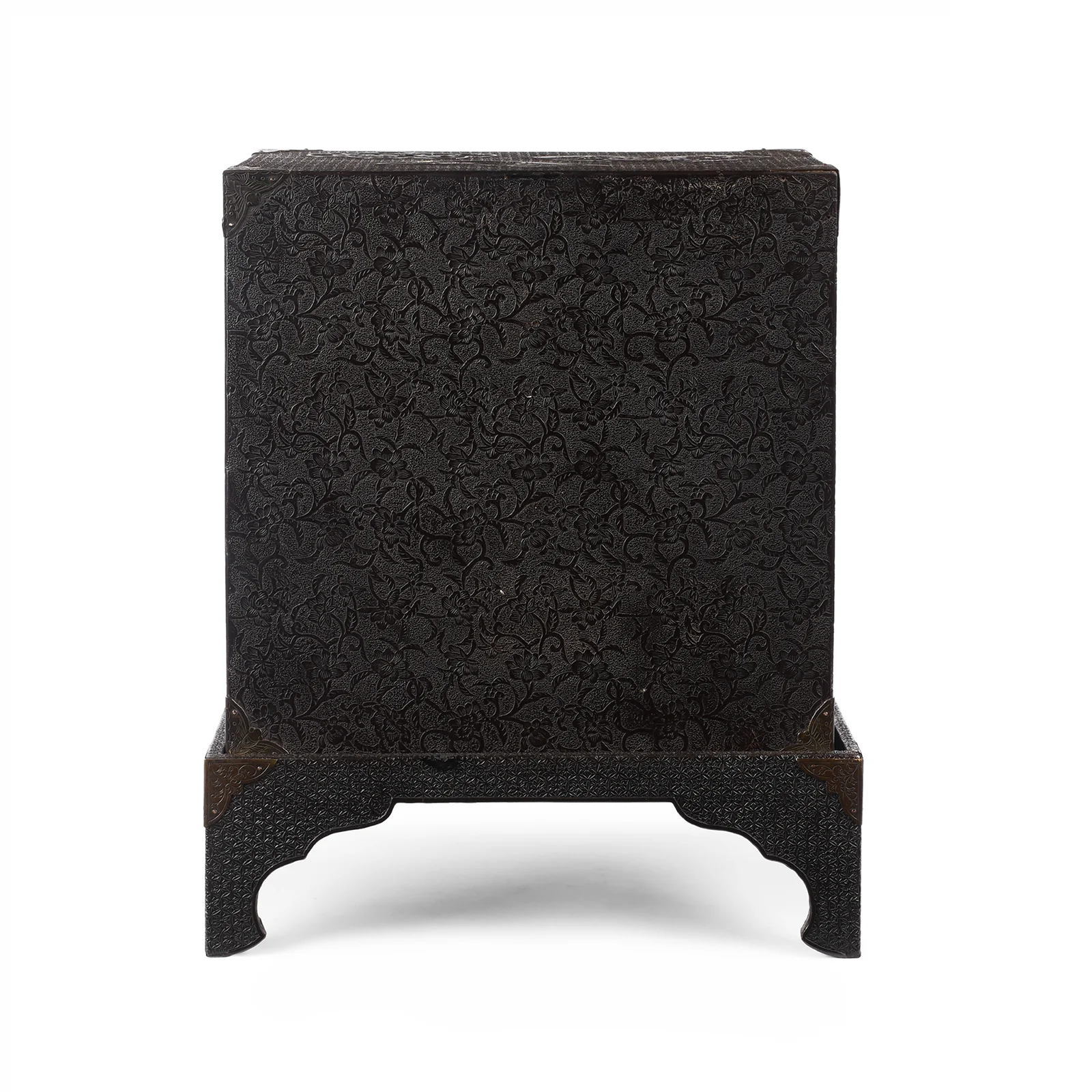 Japanese Black Lacquer Kodansu Jewellery Cabinet - Meiji Period - Image 11