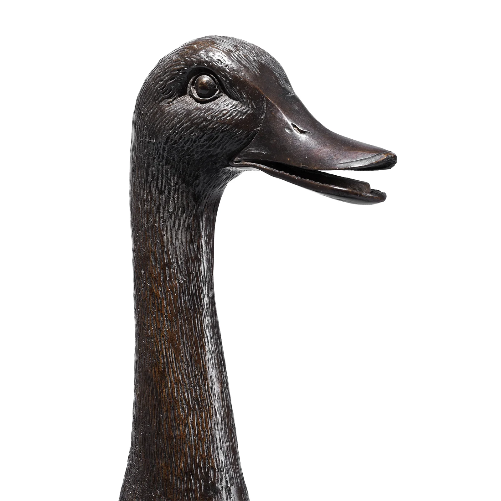 Japanese Bronze Duck Okimono - Meiji Era (Late 19thC) - Image 2