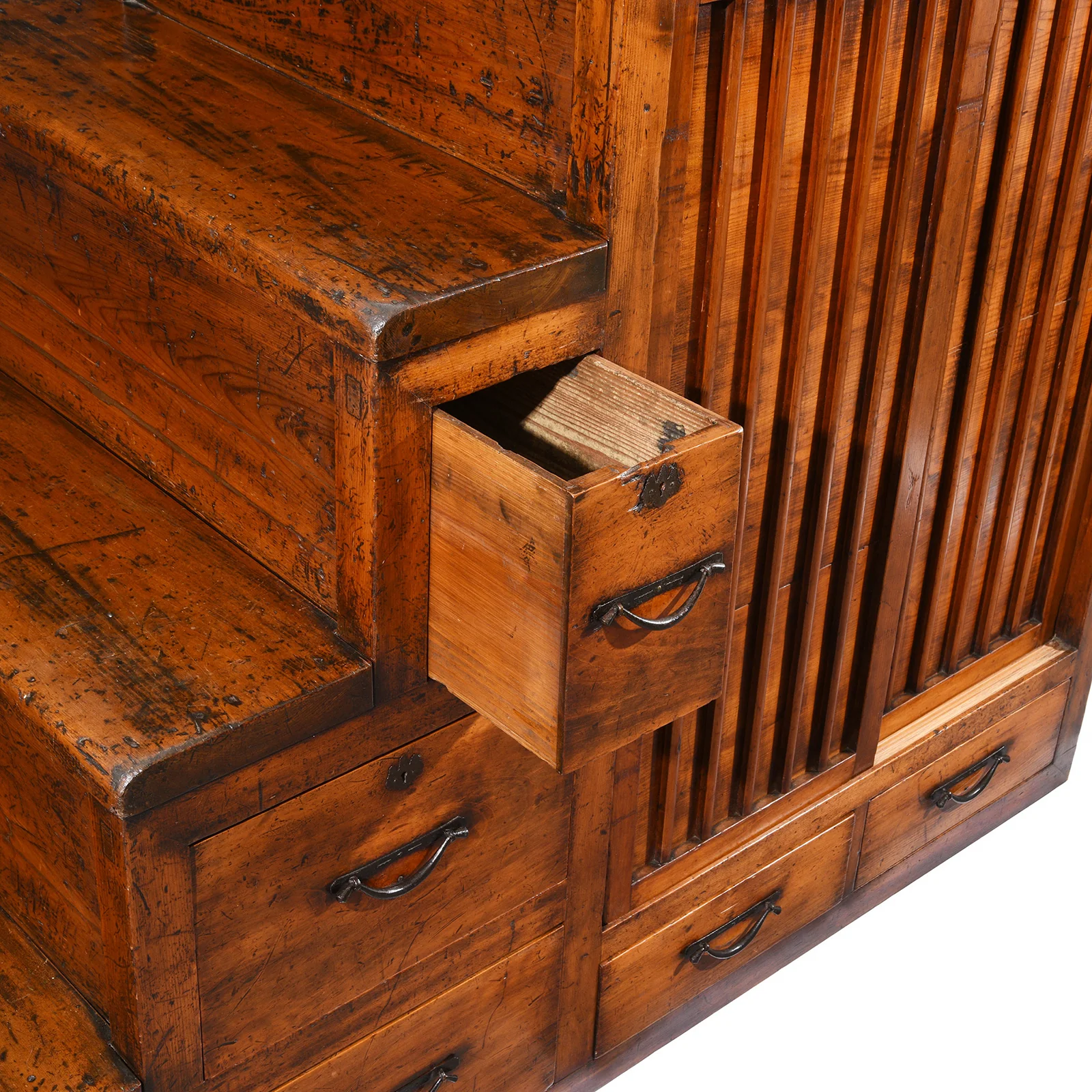 Japanese Kaidan Dansu (Step Tansu) - Meiji Period - Image 6