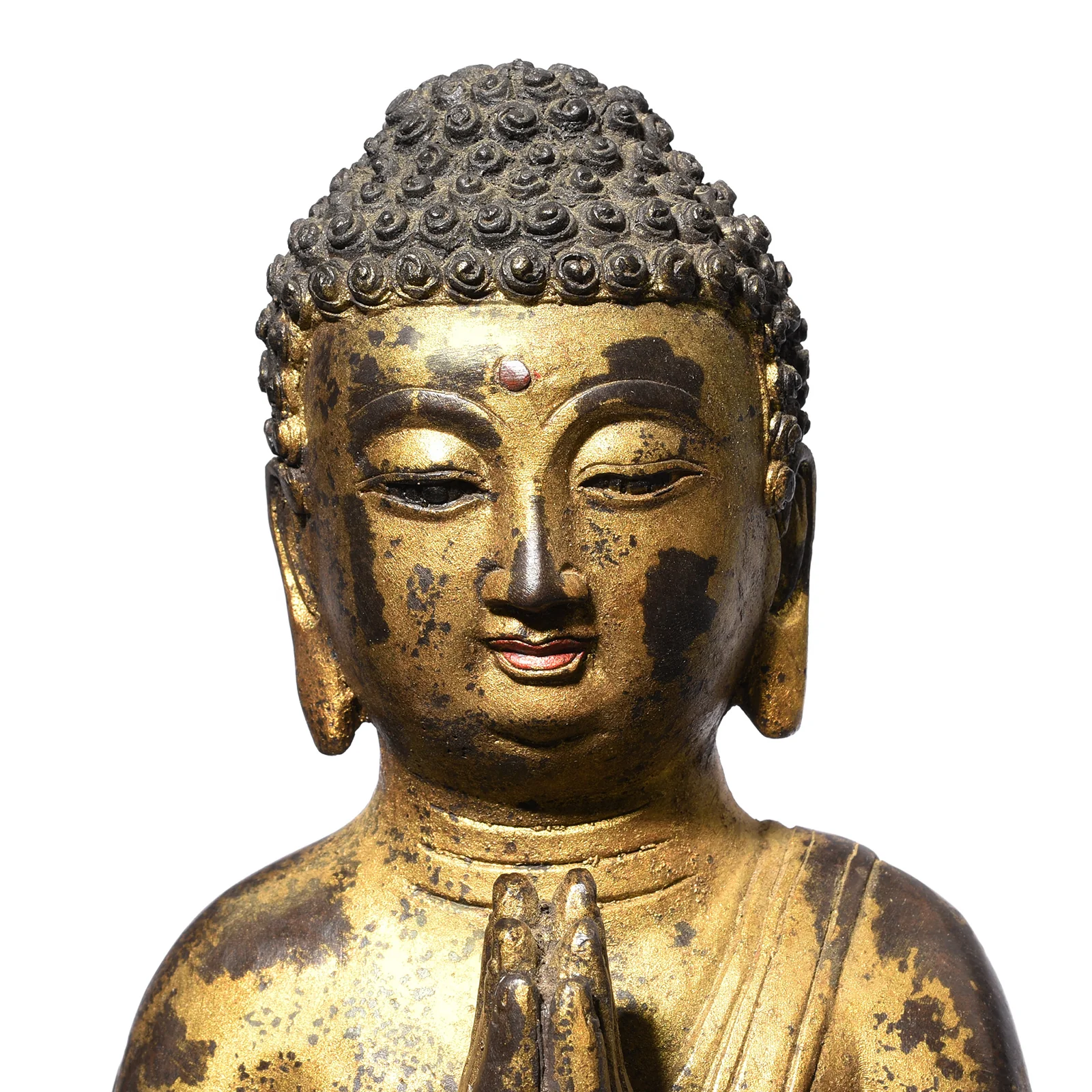 Kneeling Brass Buddha - Image 5