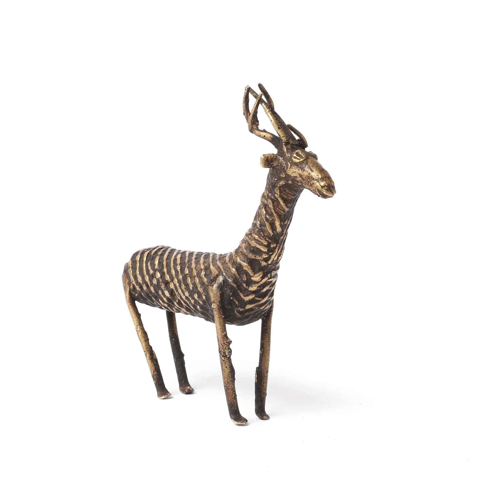 Kondh Dhokra Bronze Deer From Orissa - 19th Century - Image 2