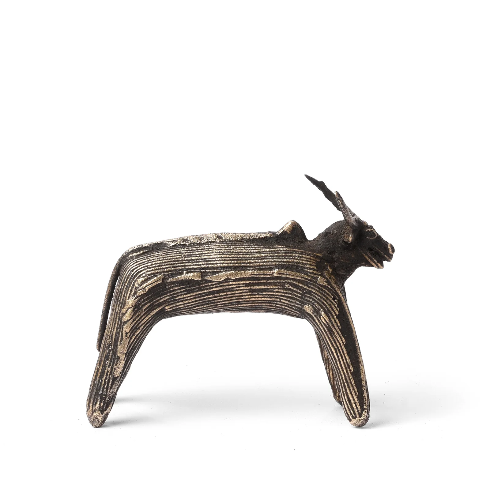 Kondh Dhokra Bronze Zebu Bull From Orissa - 19th Century - Image 3