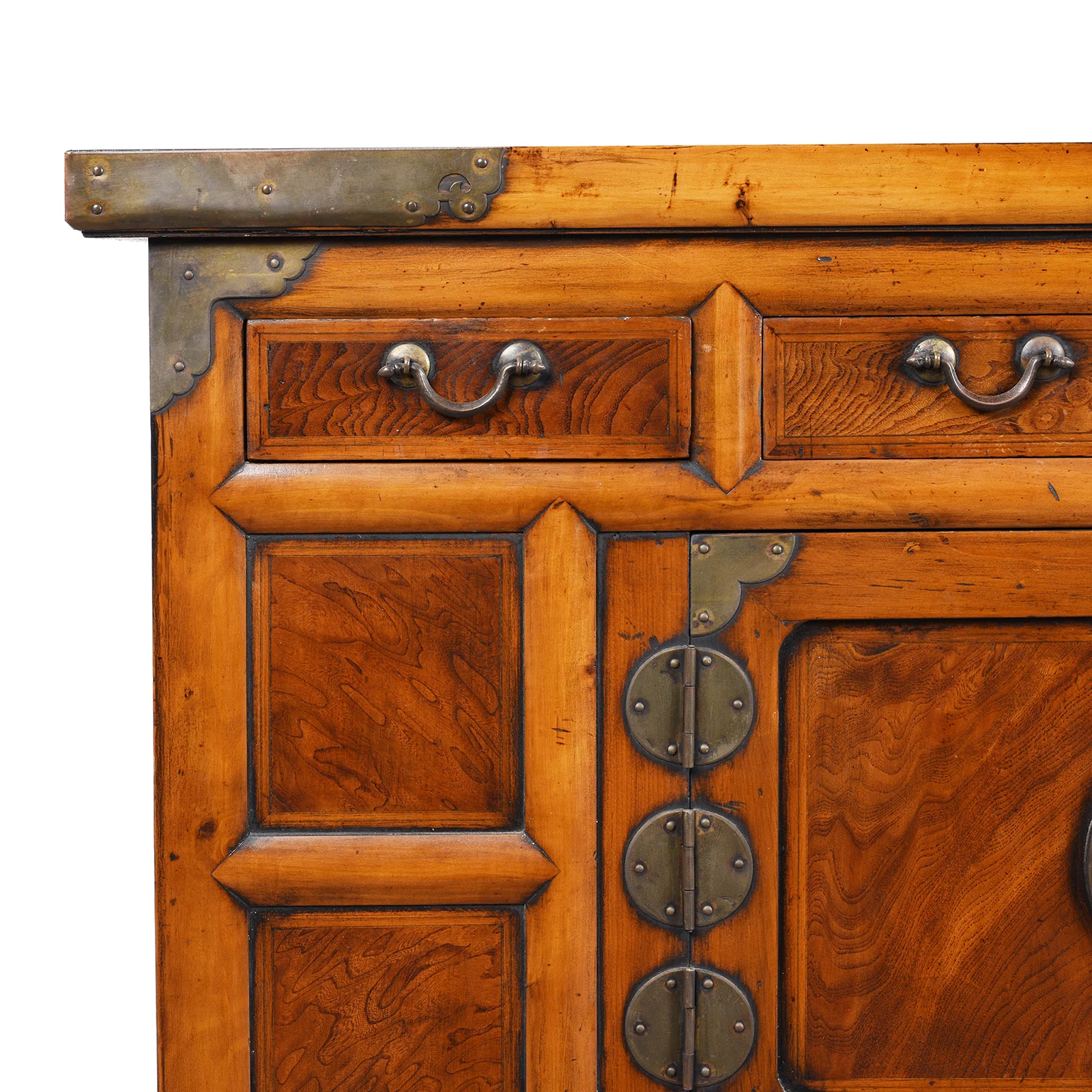 Korean Morijang Burr Elm Side Cabinet - 19thC - Image 2