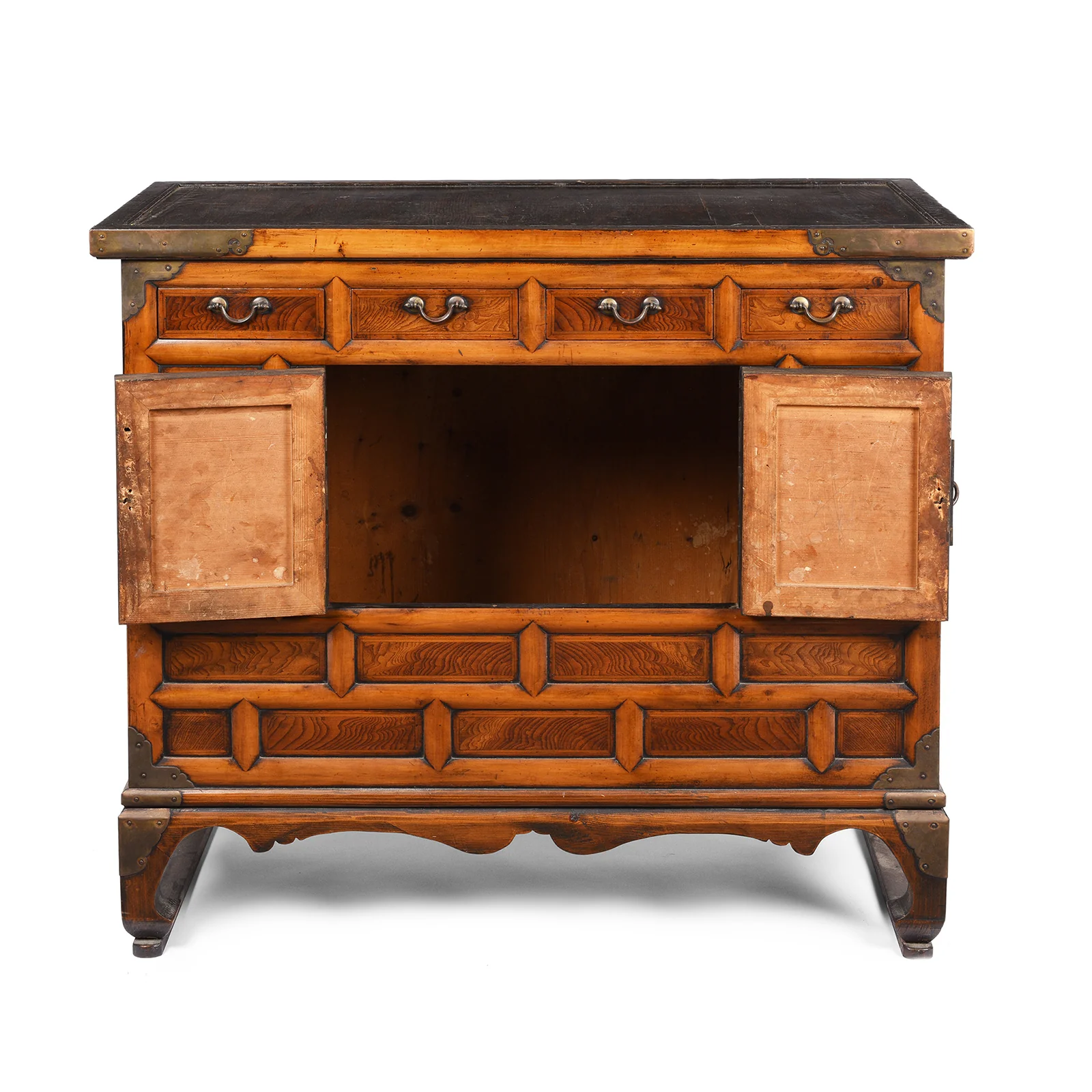 Korean Morijang Burr Elm Side Cabinet - 19thC - Image 4