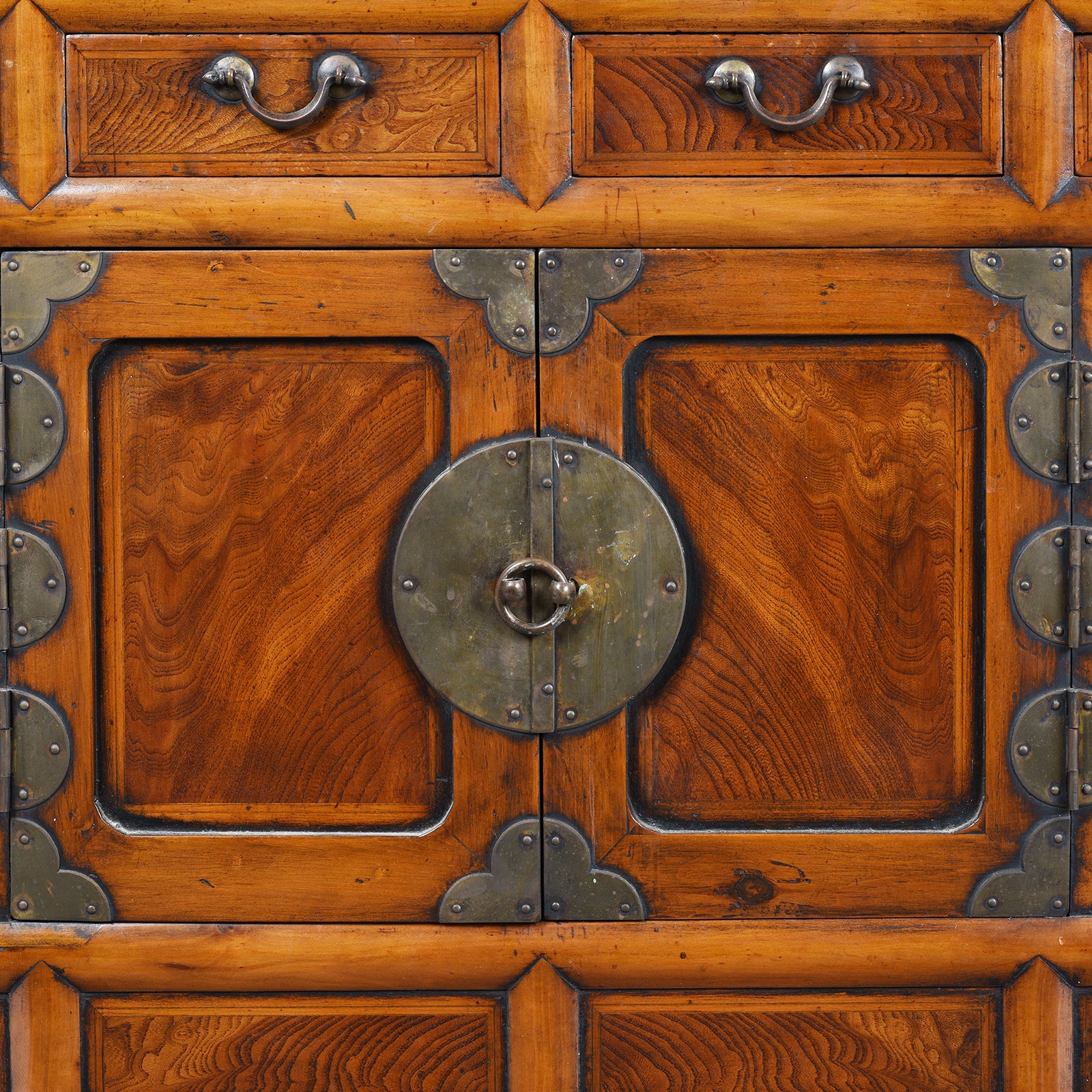 Korean Morijang Burr Elm Side Cabinet - 19thC - Image 5