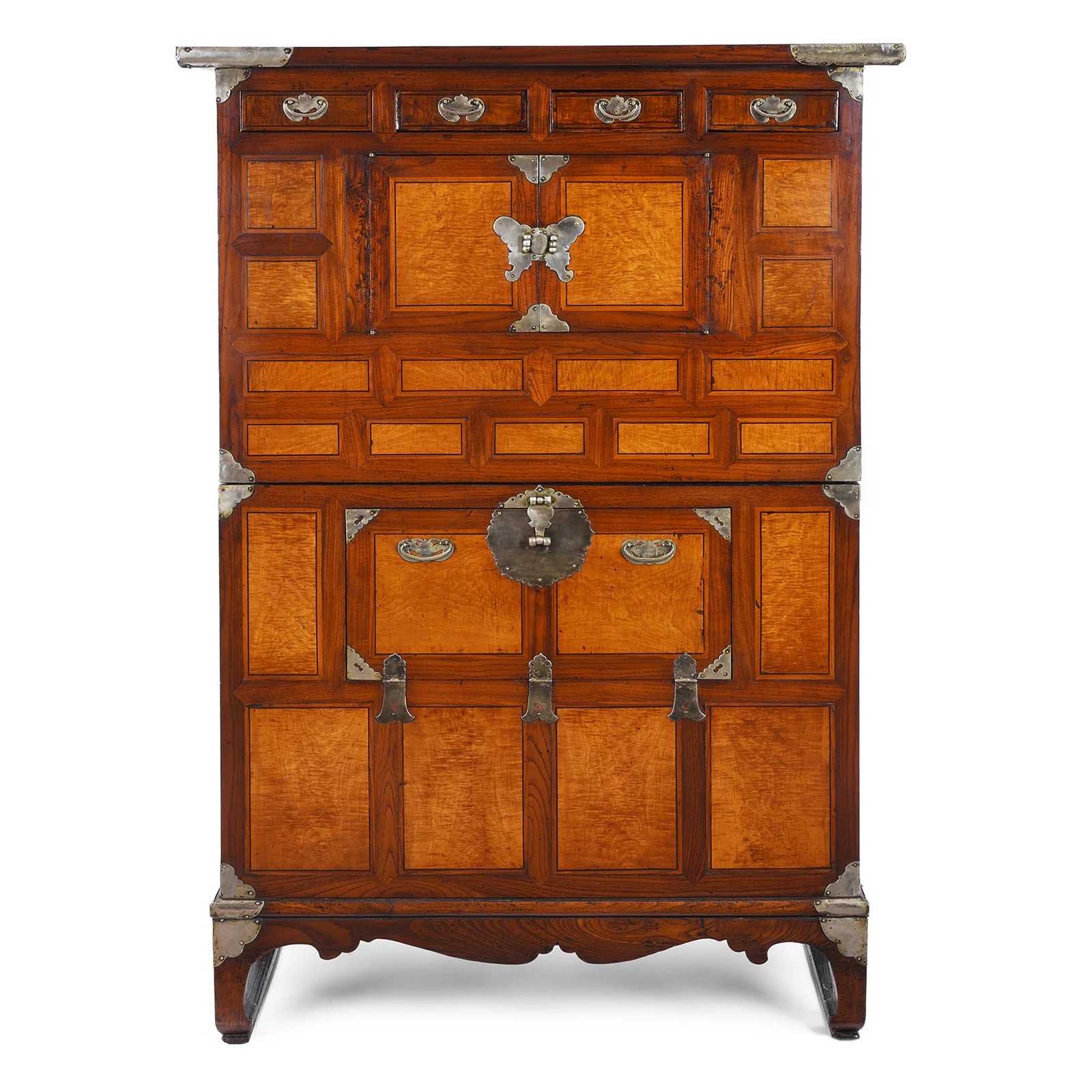 Korean Jeonju Jang Cabinet on Stand - 19th Century