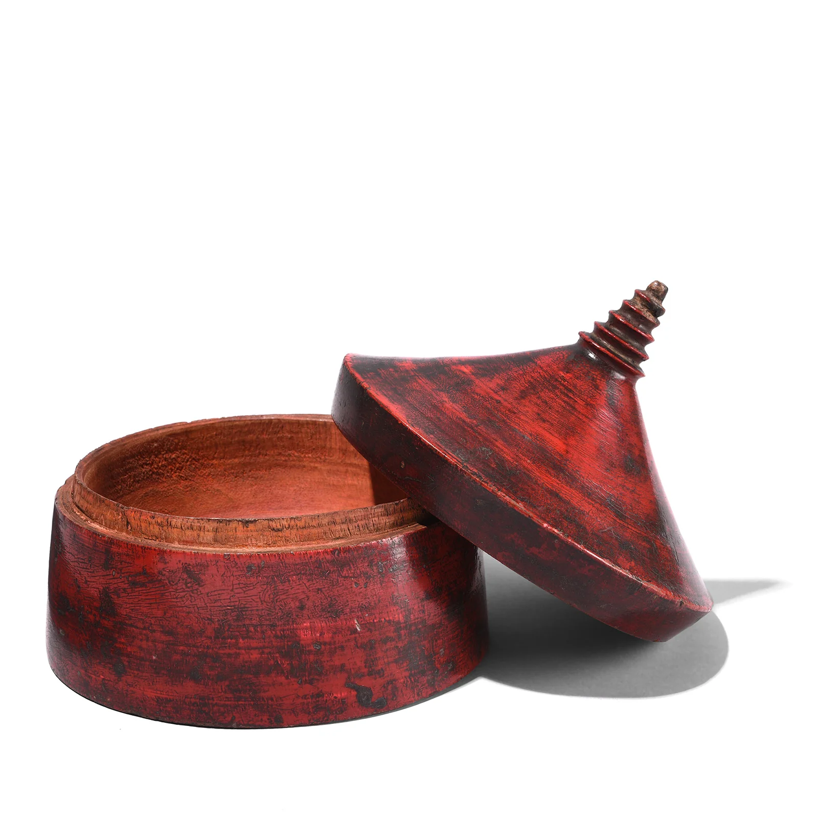 Lacquer Pot From Uttar Pradesh - Ca 1910 - Image 3