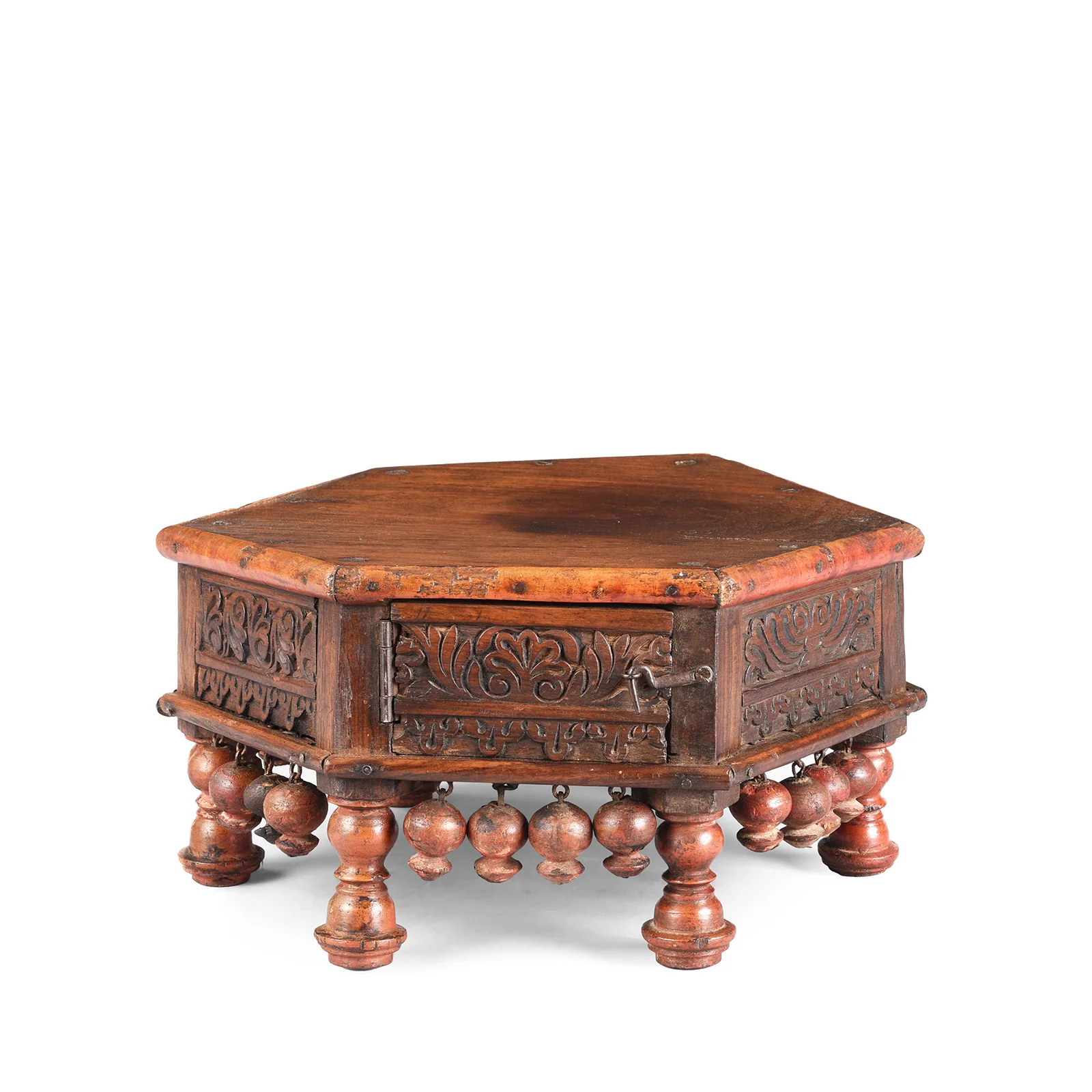 Mini Bajot Prayer Table From Shekhawati - 19th Century