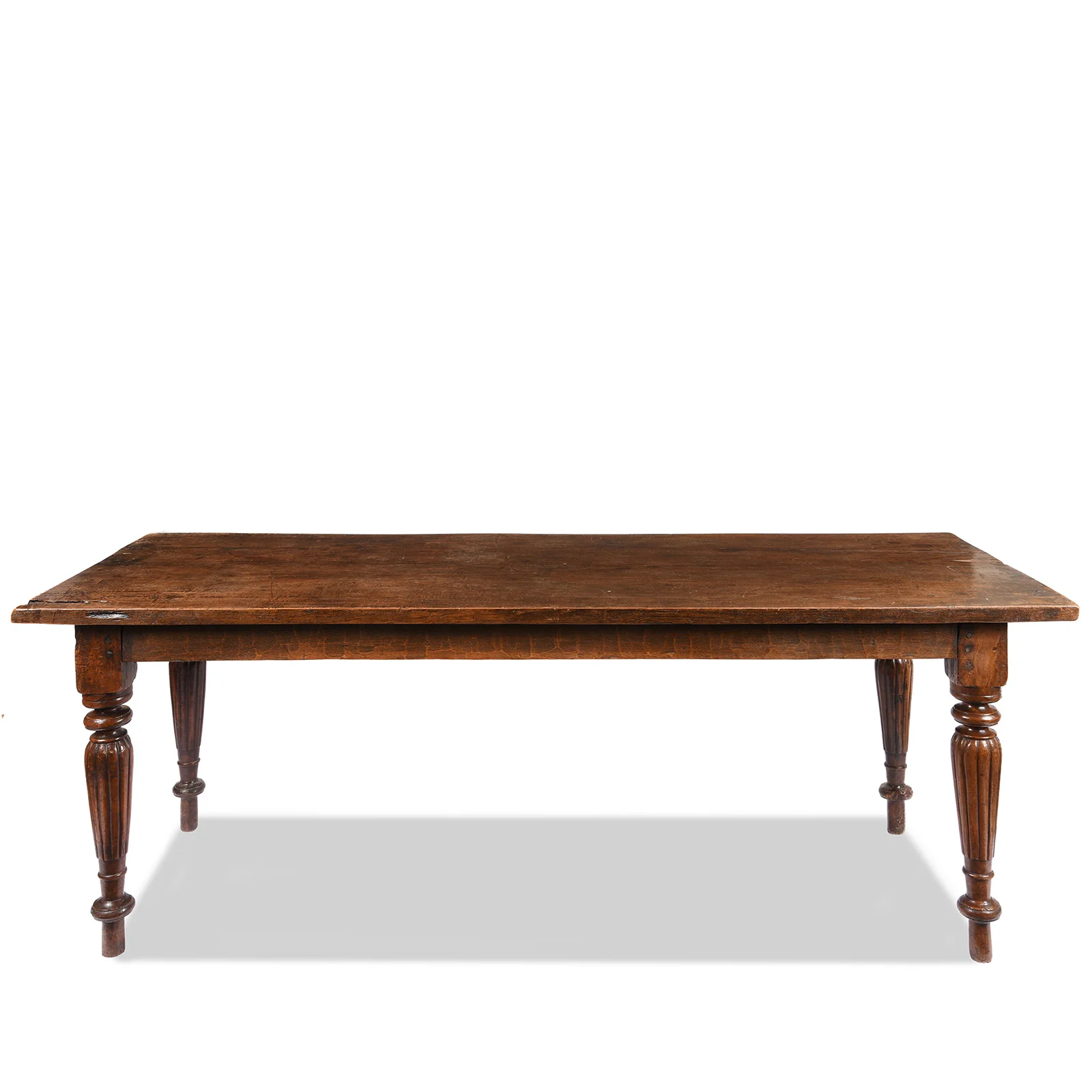 Old Teak 6 Seater Dining Table from Java - Ca 1920's - Image 4