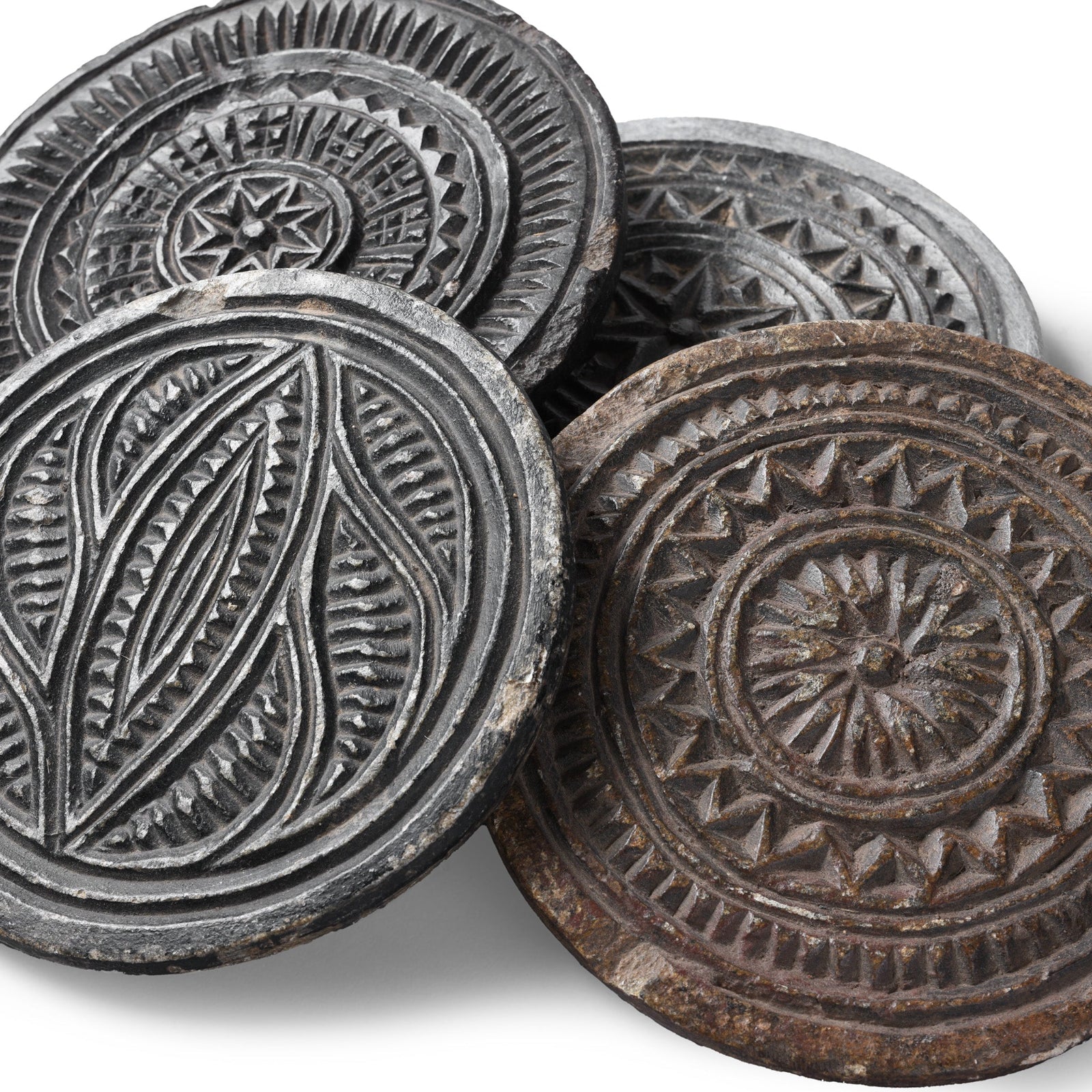 Vintage Stone Tepoy Coasters - Ca 1930 - Image 2