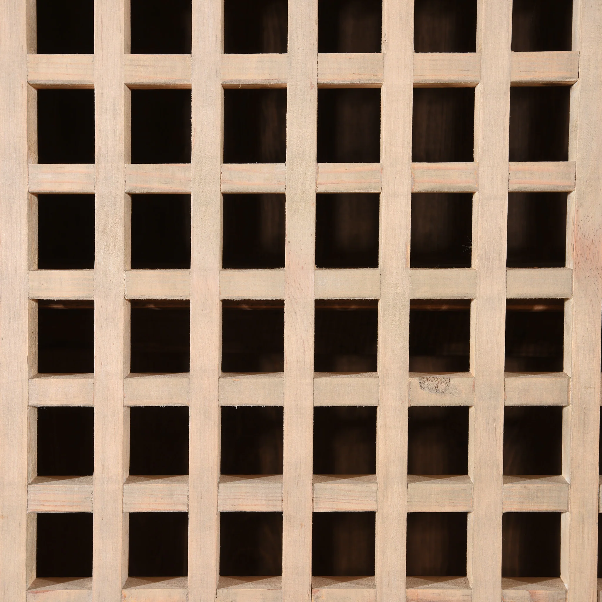 Lattice Noodle Cabinet Made From Reclaimed Wood - Image 7