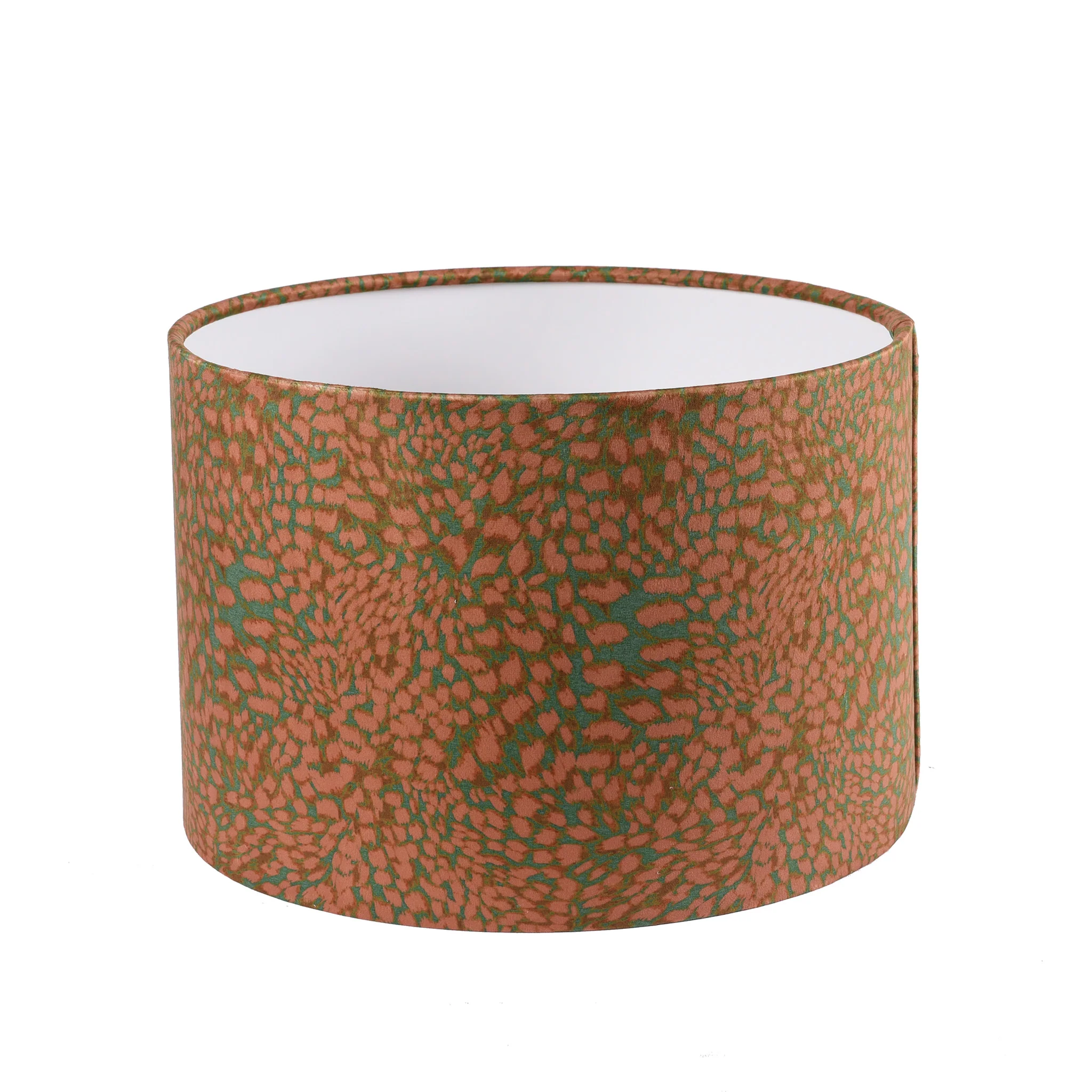 Leopard Drum Lampshade - Peach - Various Sizes