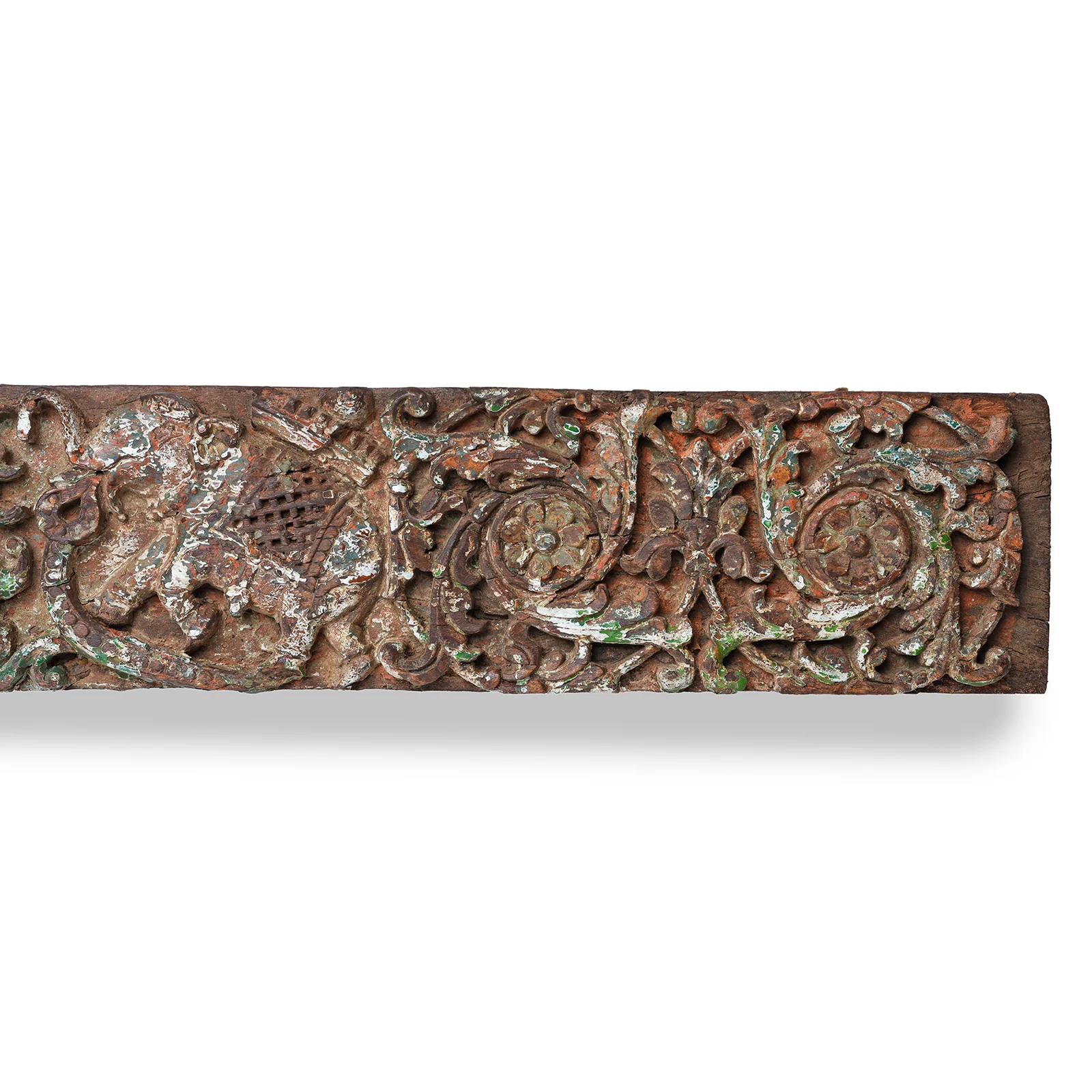 Carved Kalaśa Lintel Panel From Gujarat - 19th Century - Image 3