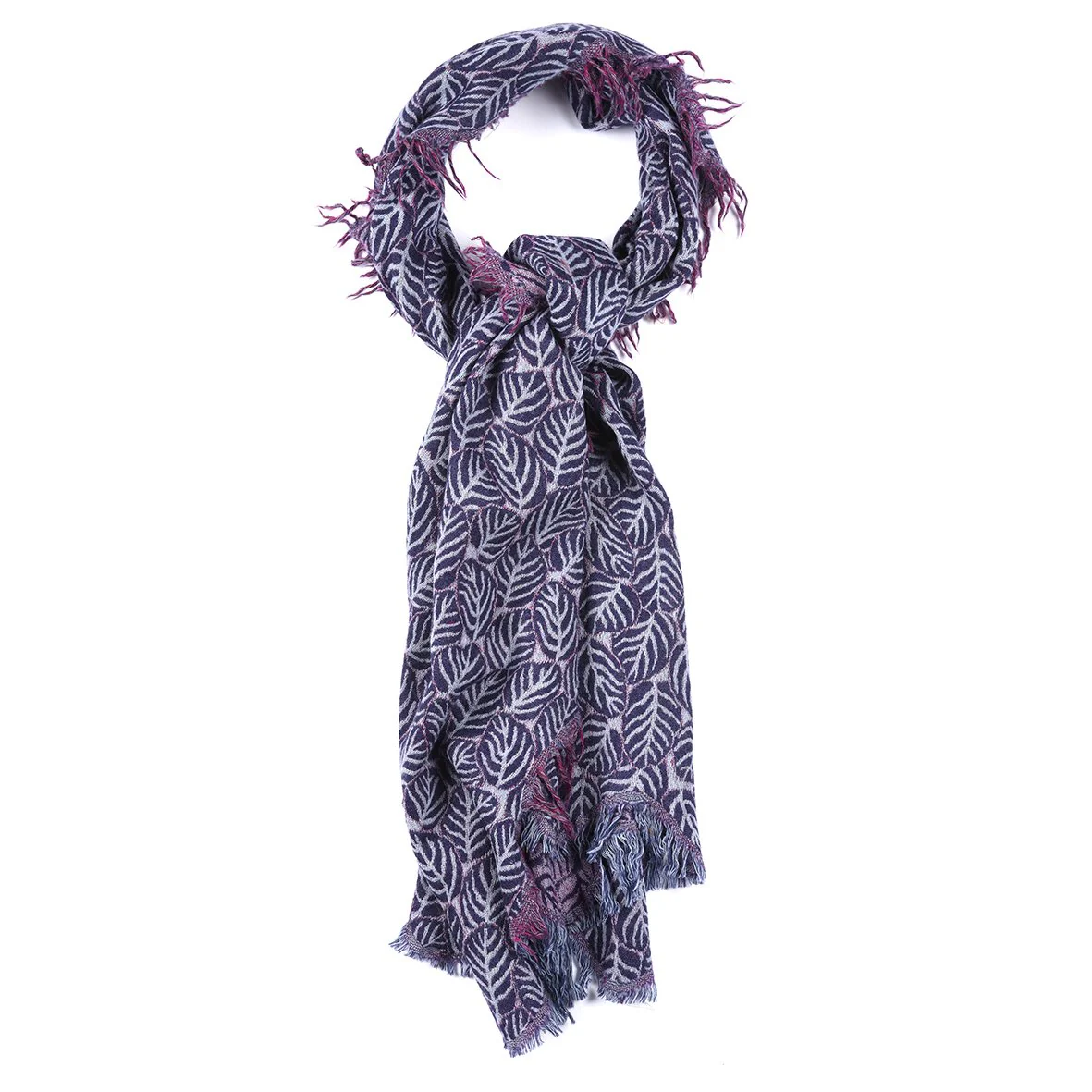 Lotus Leaves Scarf Made From Merino Wool - Image 4