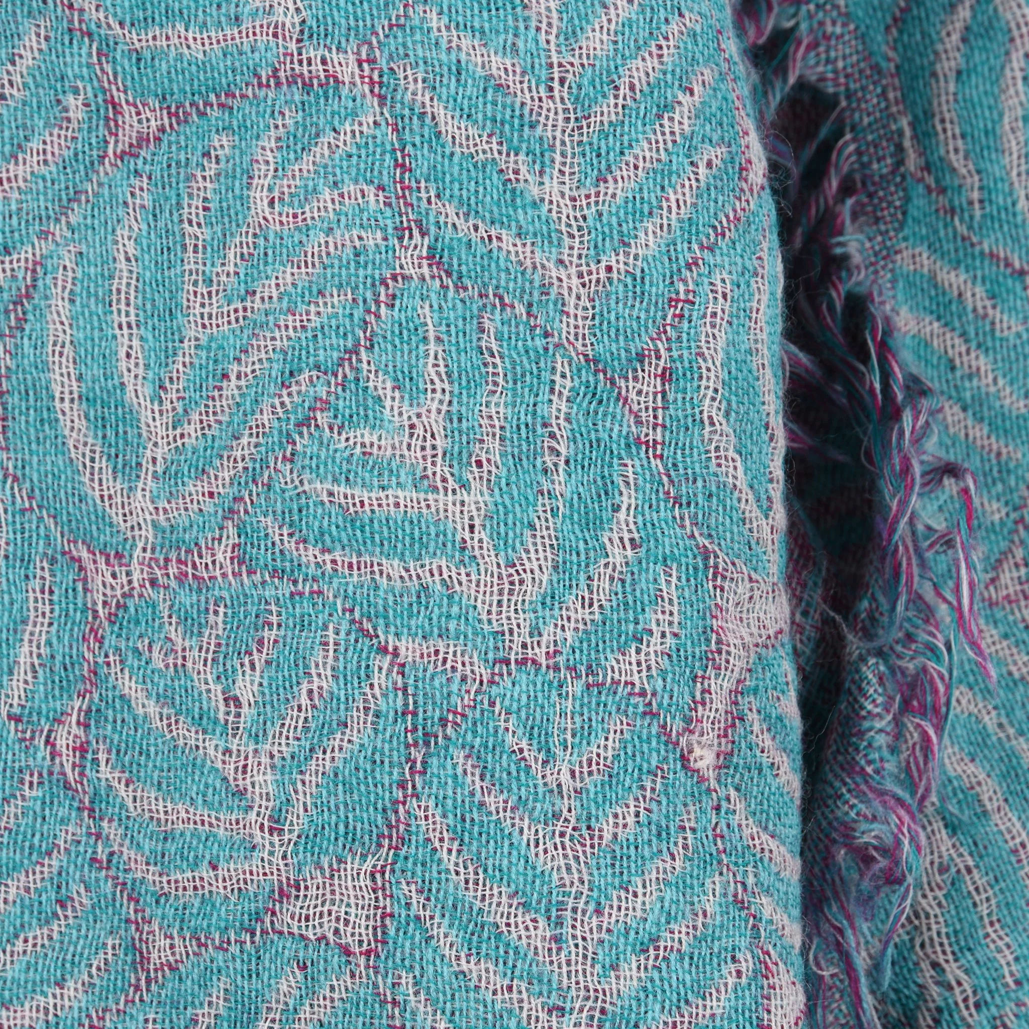 Lotus Leaves Scarf Made From Merino Wool - Image 9