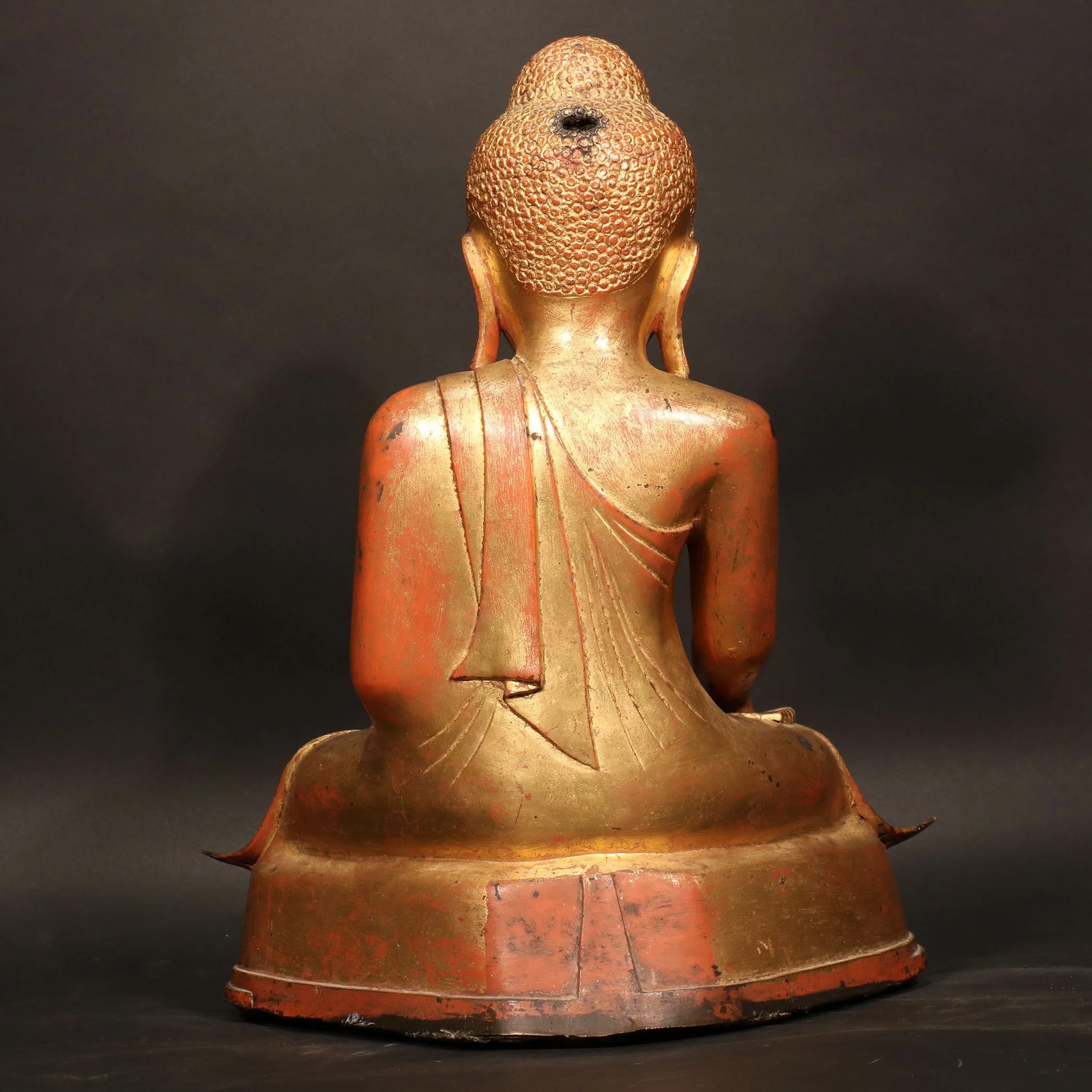 Gilded Bronze Burmese Buddha - 19thC - Image 5