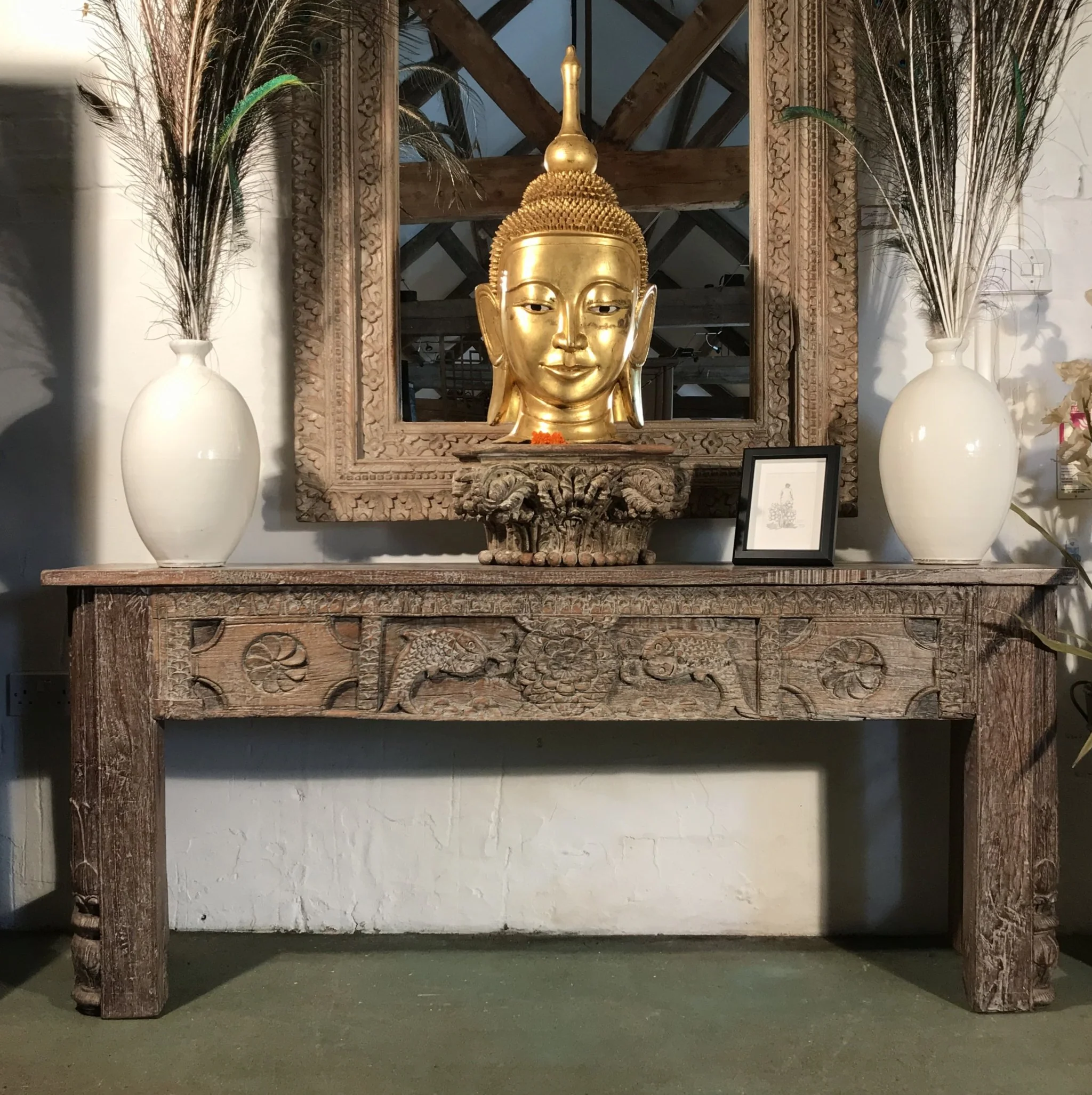 Burmese Gilded Buddha Head - Ca 50 yrs old - Image 2