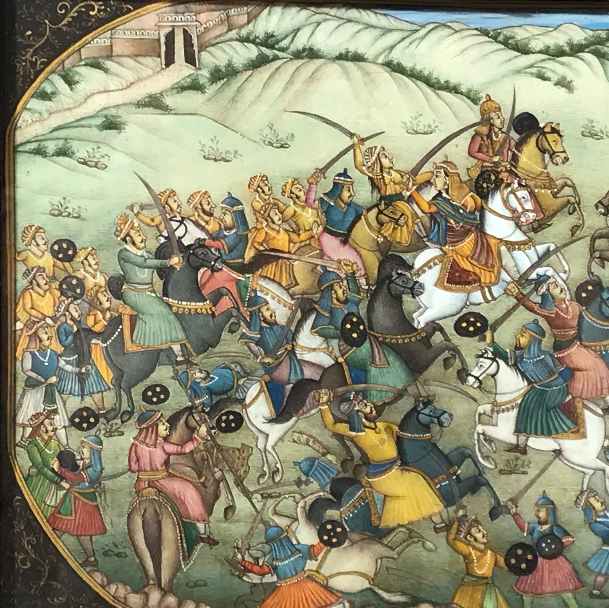 Gilt Framed Painting On Ivory From India - 19th Century - Image 3