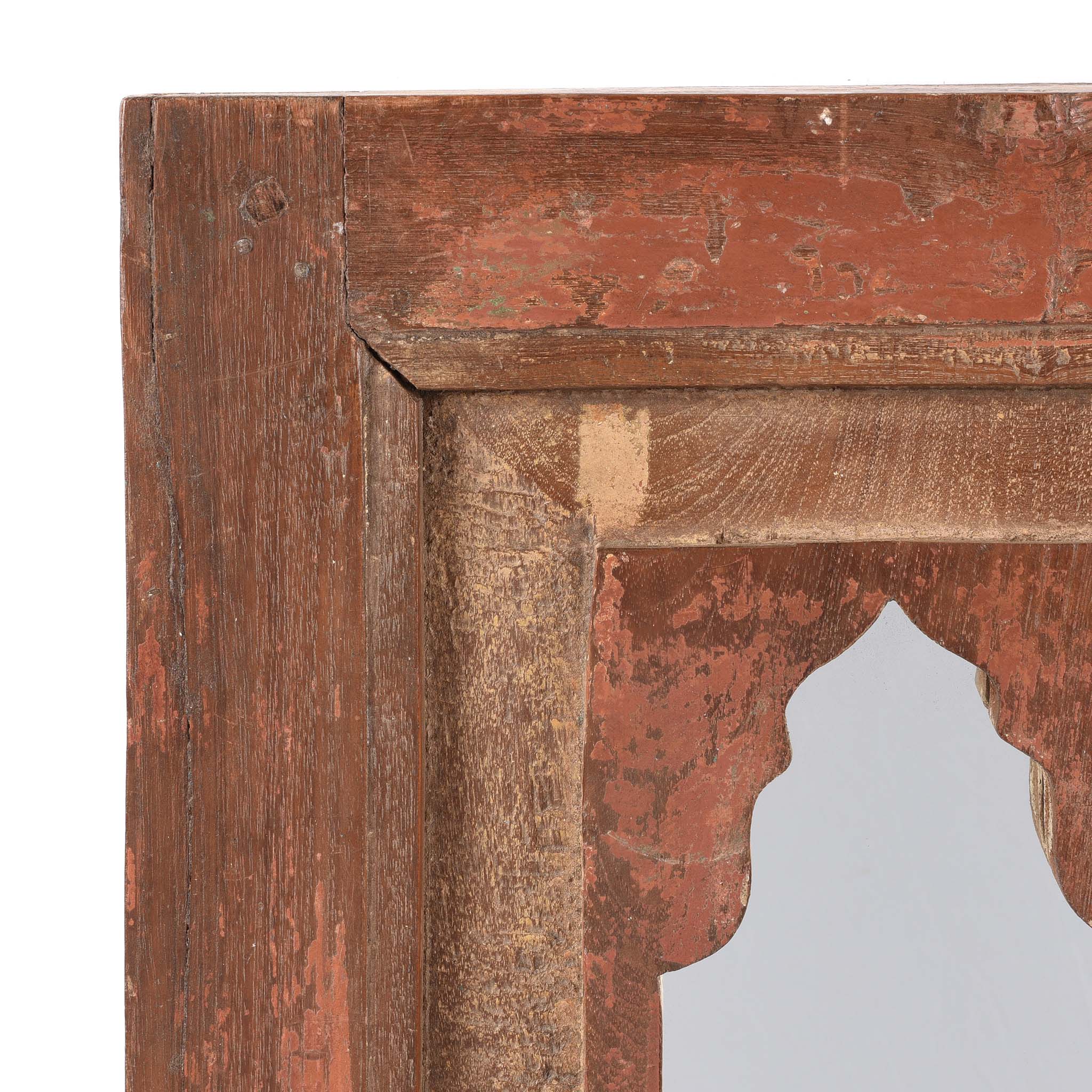Mihrab Mirror Frame Made From An Old Teak Panel - Image 2