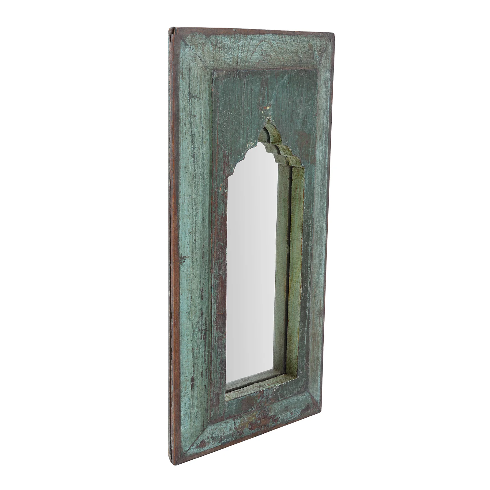 Mihrab Mirror Frame Made From An Old Teak Panel - Image 3