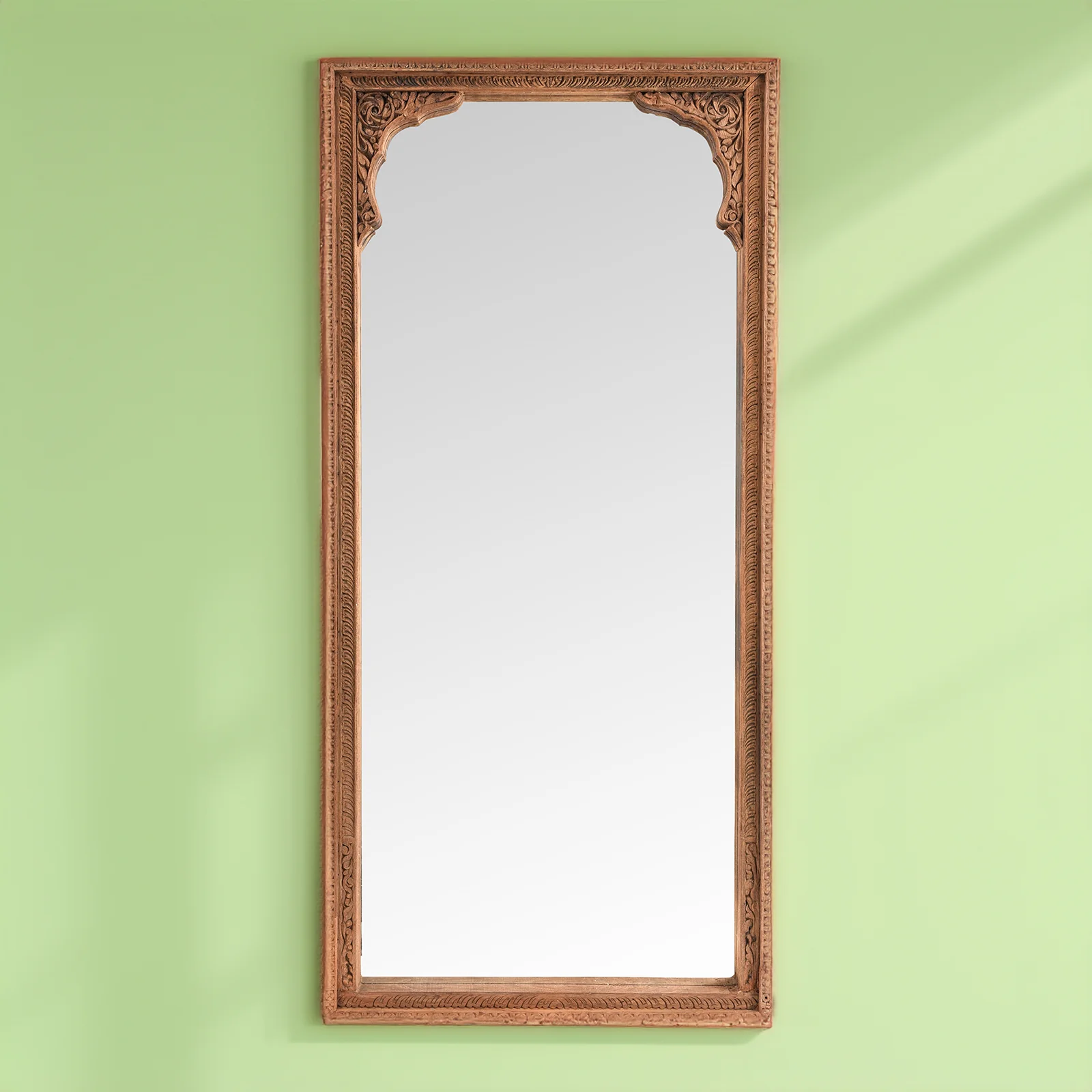 Mirror Made From An Old Shekhawati Window - 19th Century - Image 2
