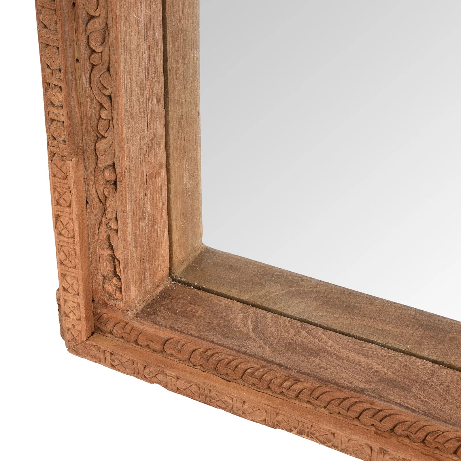 Mirror Made From An Old Shekhawati Window - 19th Century - Image 6