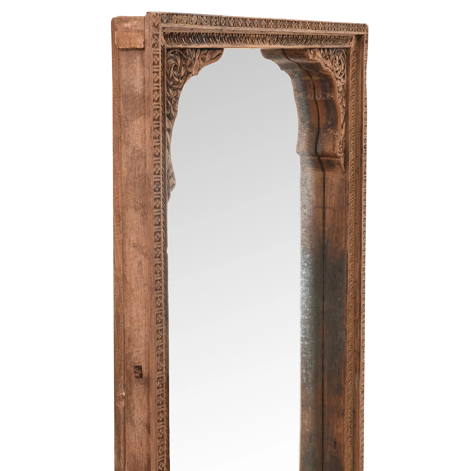 Mirror Made From An Old Shekhawati Window - 19th Century - Image 7