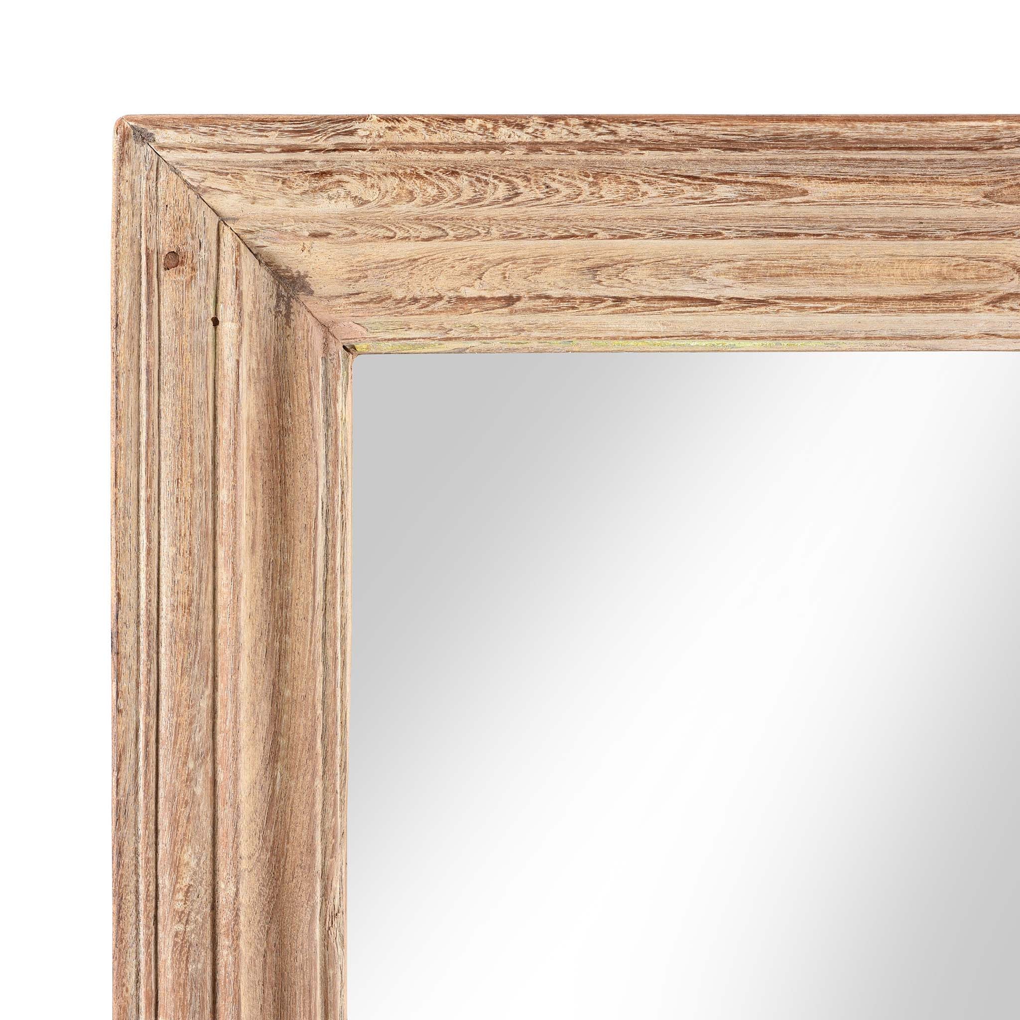 Cream Painted Indian Mirror (129 x 76cm) - Image 3