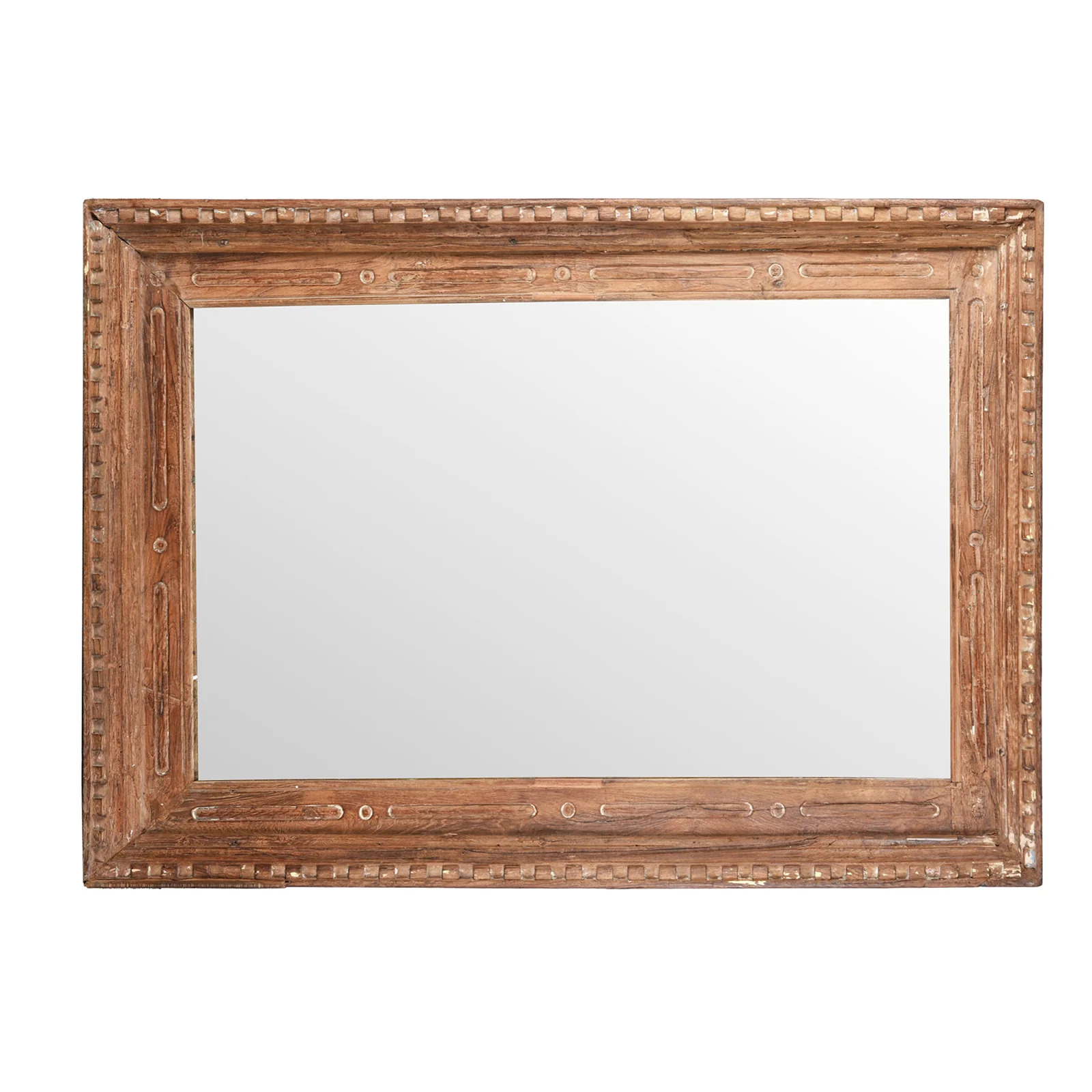 Mirror Made From Old Teak - 19th Century - Image 3