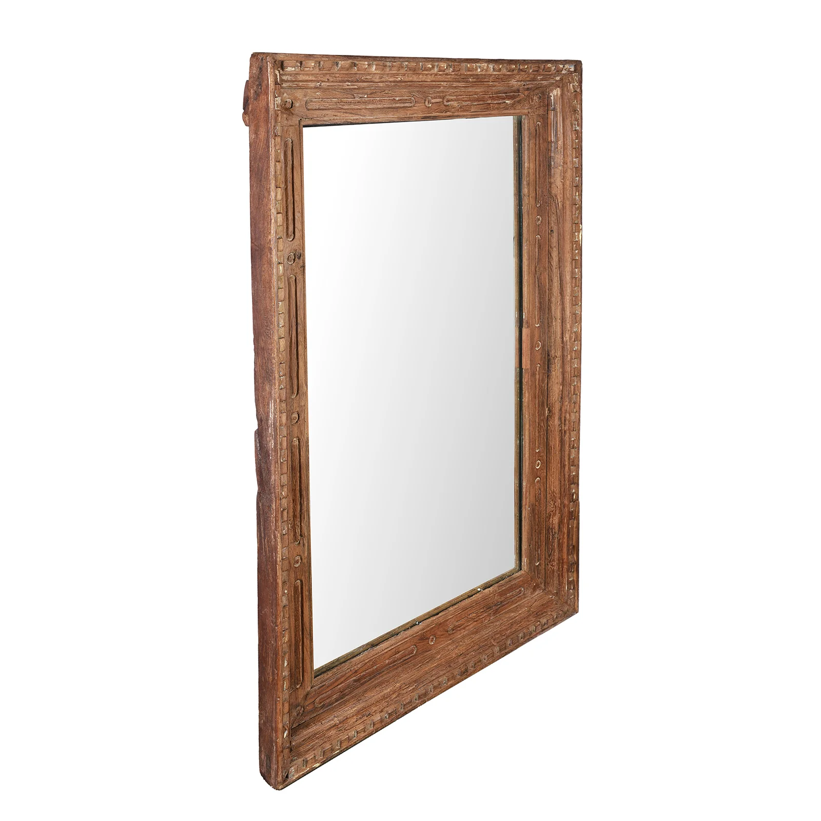 Mirror Made From Old Teak - 19th Century - Image 4