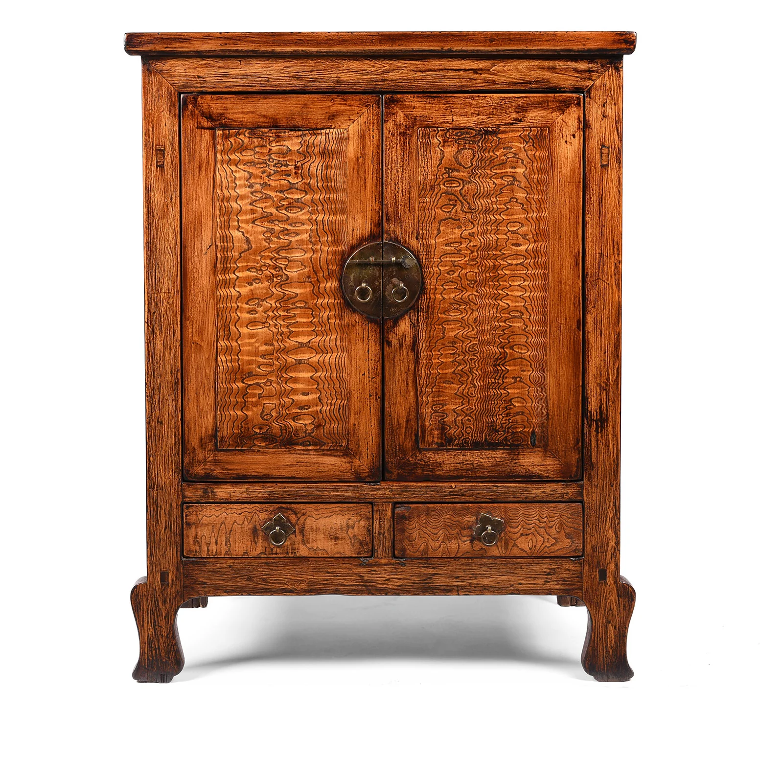 Mulberry Chinese Cabinet From Gansu - 19thC
