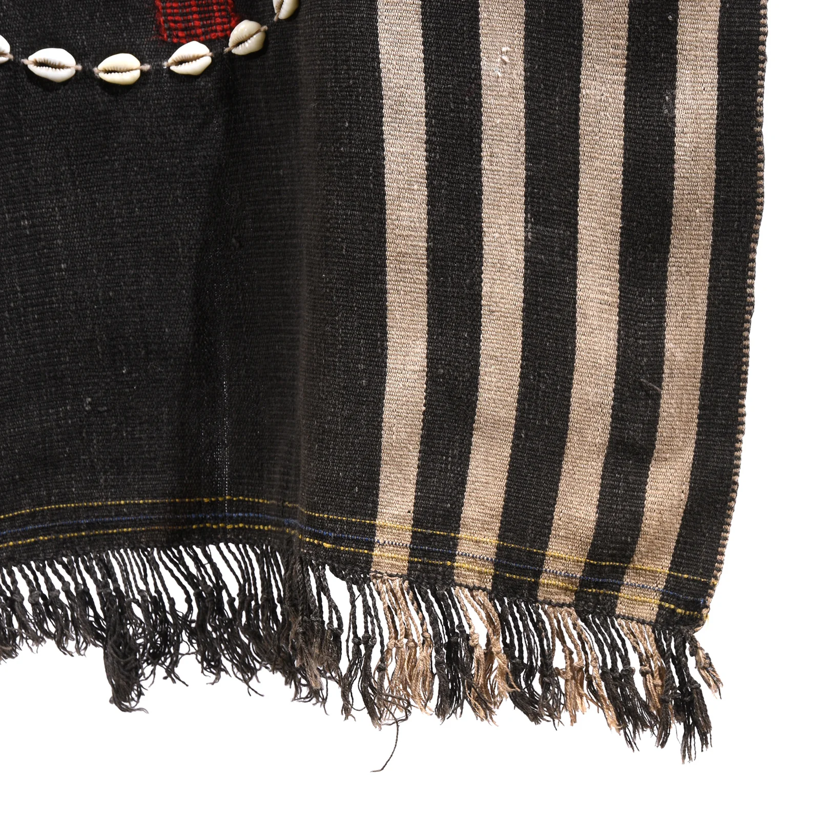 Naga Warrior Shawl With Cowrie Shell Circles - Ca 1930's - Image 4