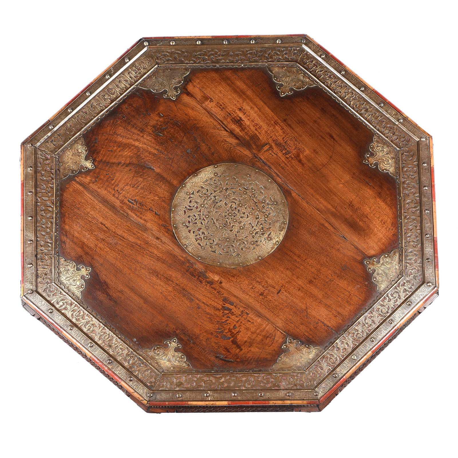 Octagonal Bajot Low Prayer Table From Rajasthan - 19th Century - Image 2