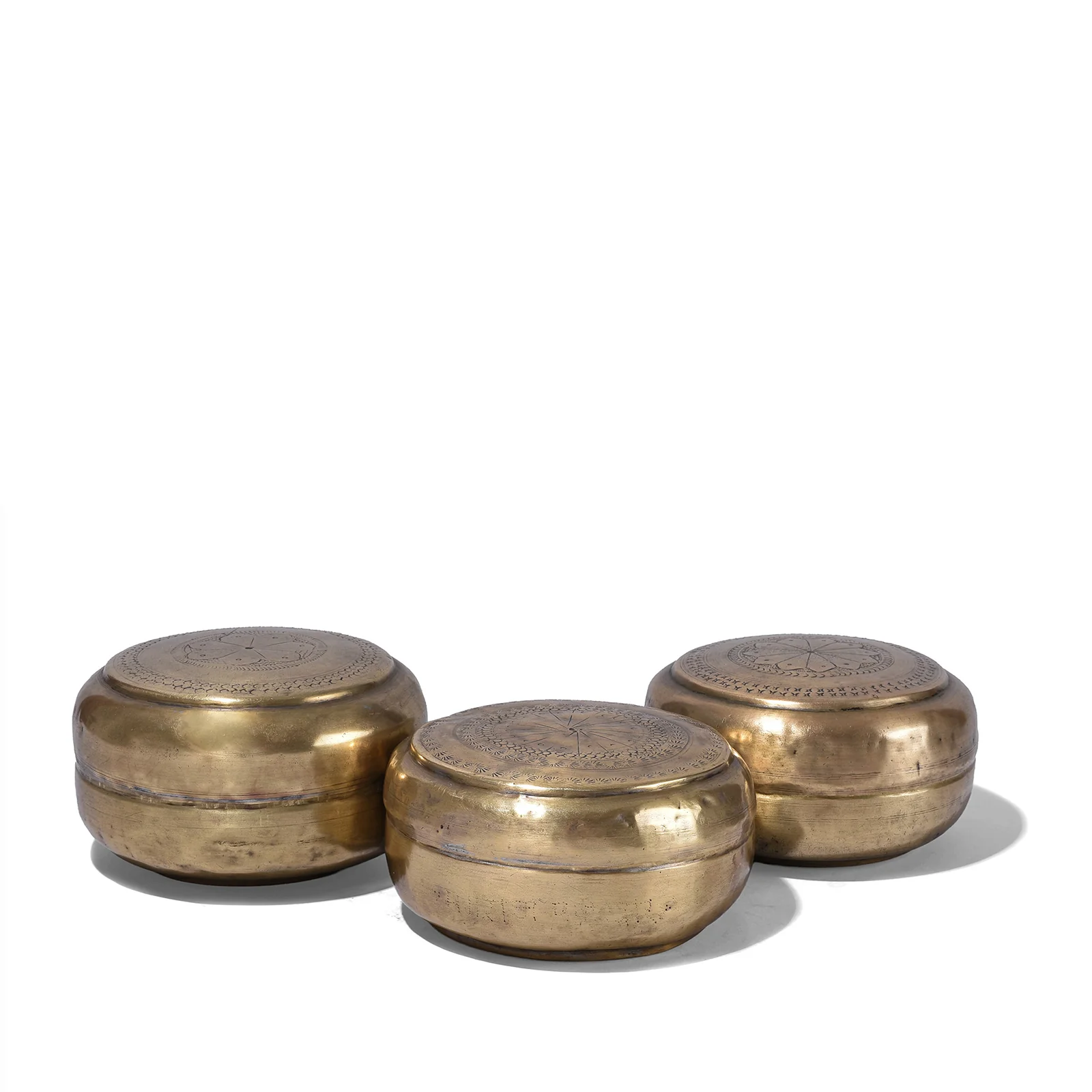 Old Brass Paan Box - Ca 1920 - Image 2